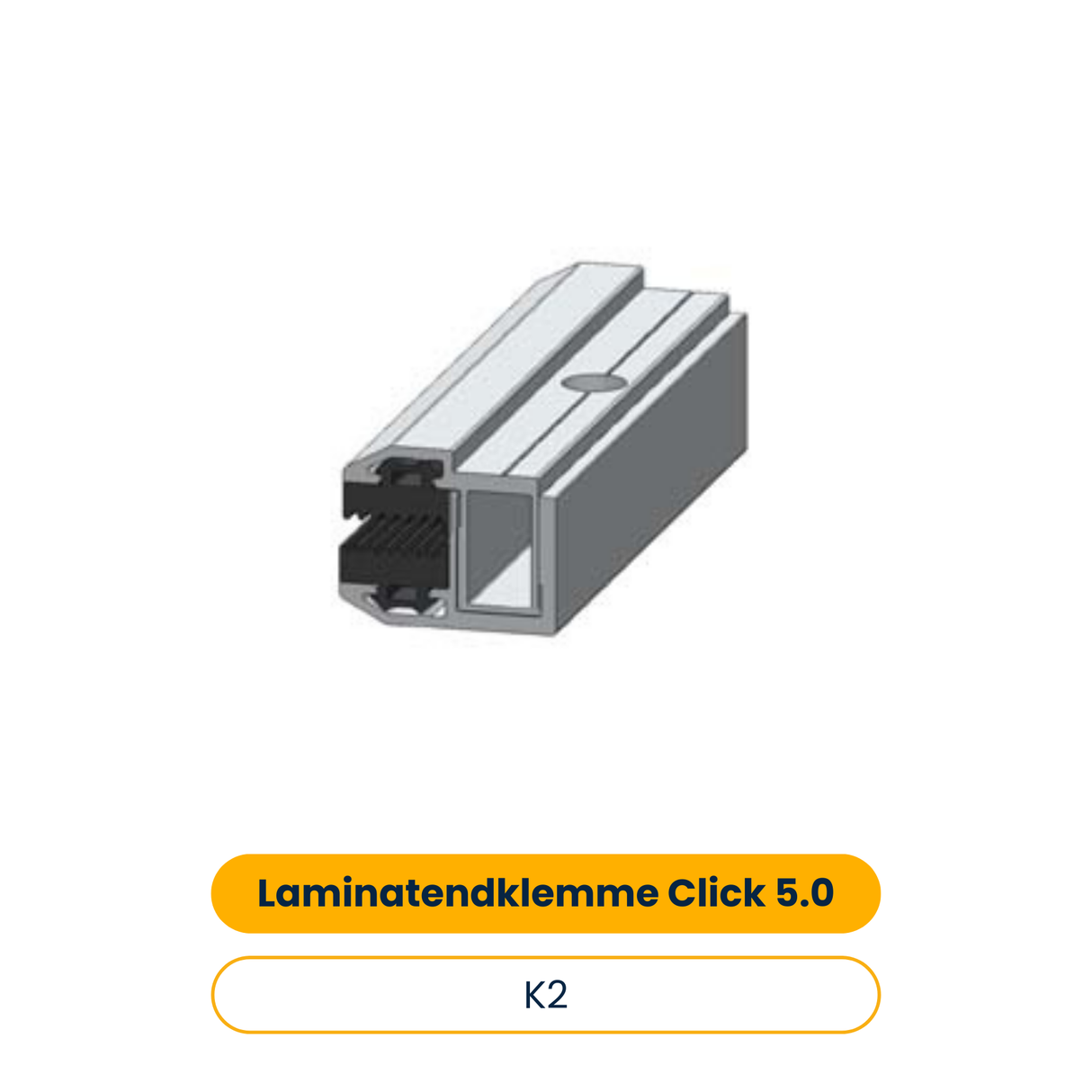 K2 Laminatendklemme Click 5.0 (Art.-Nr. 1002562)