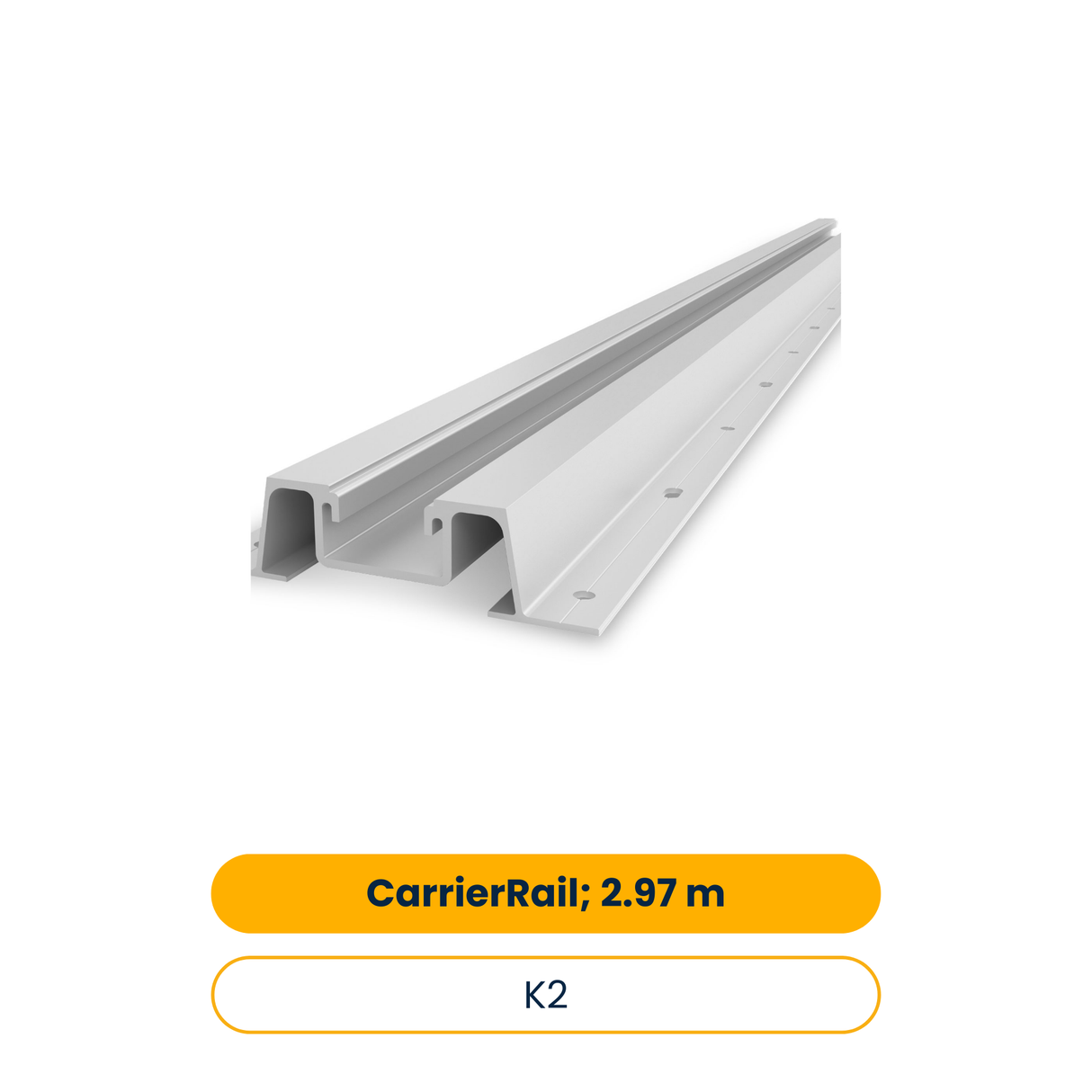 K2 CarrierRail; 2.97 m (Art.-Nr. 2001014)