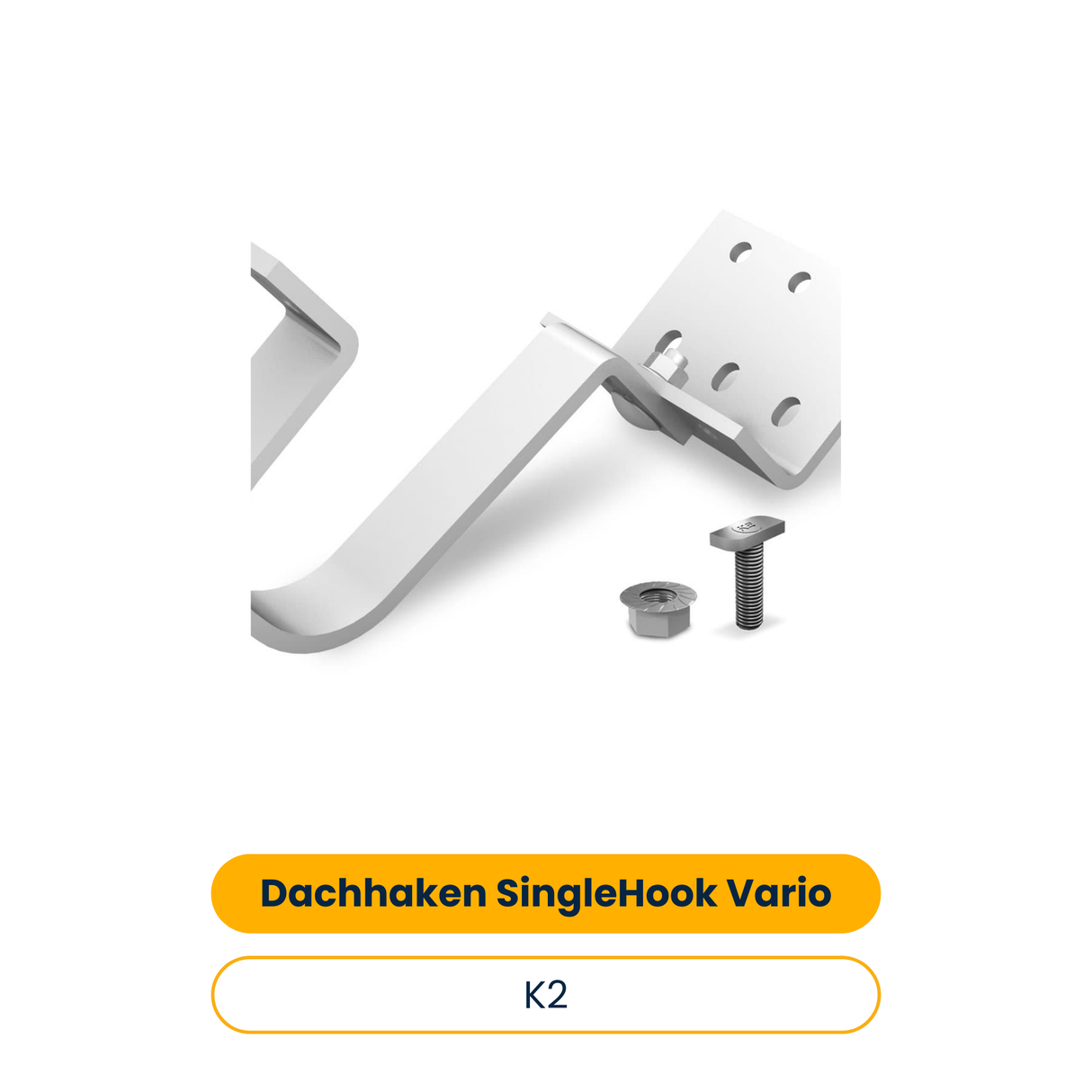 K2 Crochet de toit SingleHook Vario (réf. 2002651)