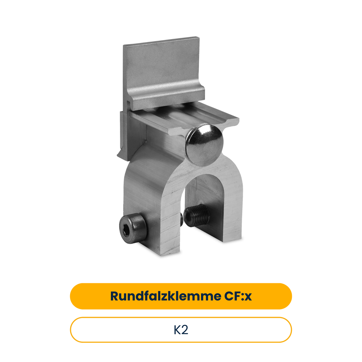 K2 Serre-joint à pli rond CF:x SingleRail (Réf. 2002859)