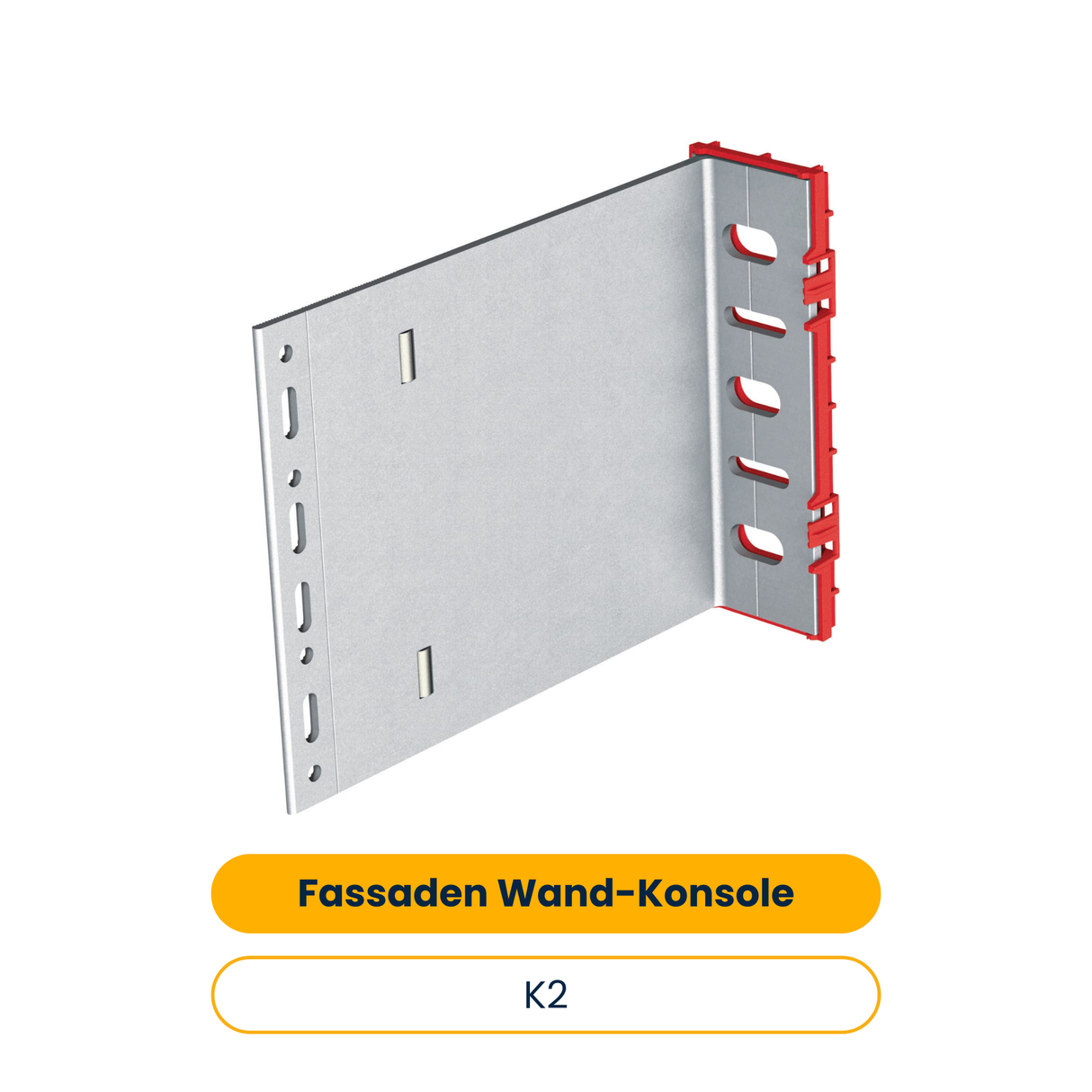 K2 Fassaden Wand-Konsole MFT-FOX VI 180 L 6.5 / 11 (25 Stk.) (Art.-Nr. 2003616)
