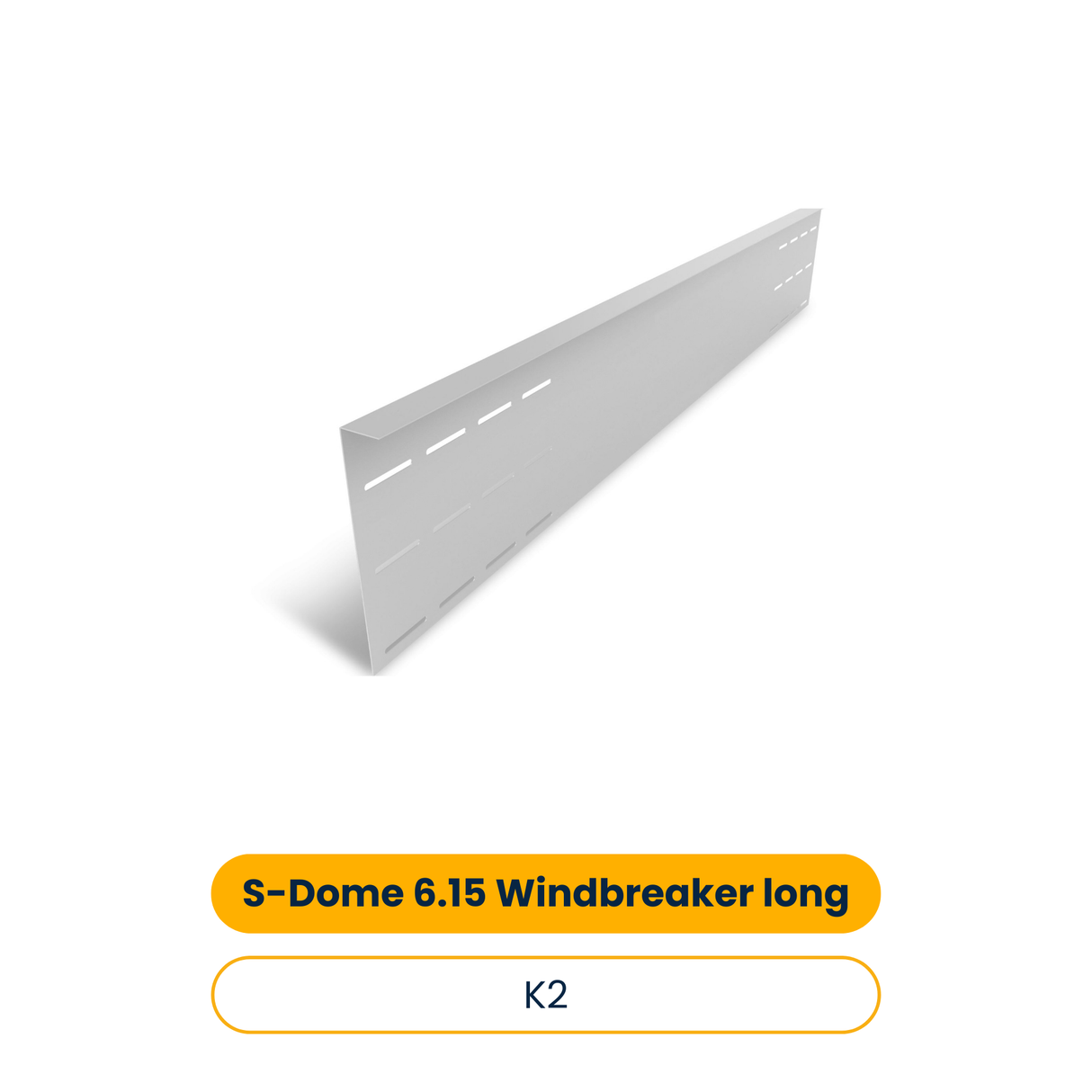 K2 S-Dome 6.15 Coupe-vent long (10 pcs) (Réf. 2004180)