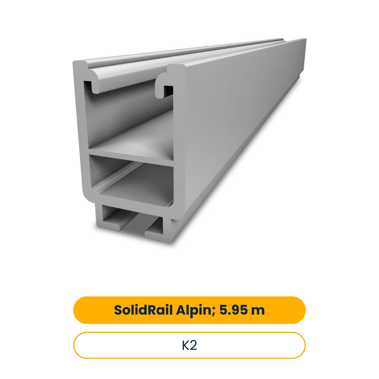 K2 SolidRail Alpin; 5.95 m (Art.-Nr. 2004275)