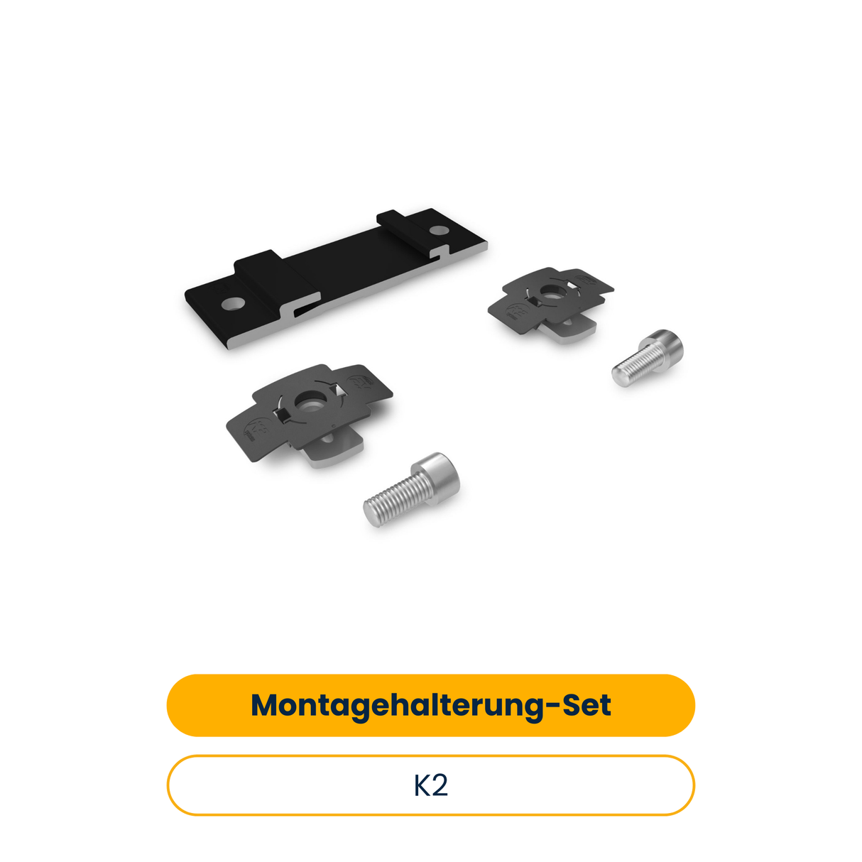 K2 InsertionRail 2.0 CrossConnector, schwarz eloxiert (20 Stk.) (Art.-Nr. 2004375)