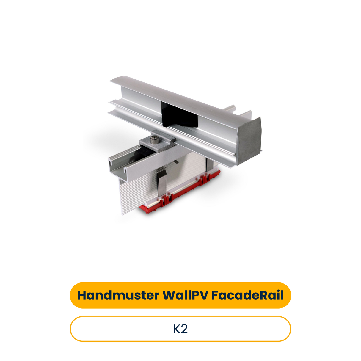 K2 Handmuster WallPV FacadeRail (Art.-Nr. 2004466)