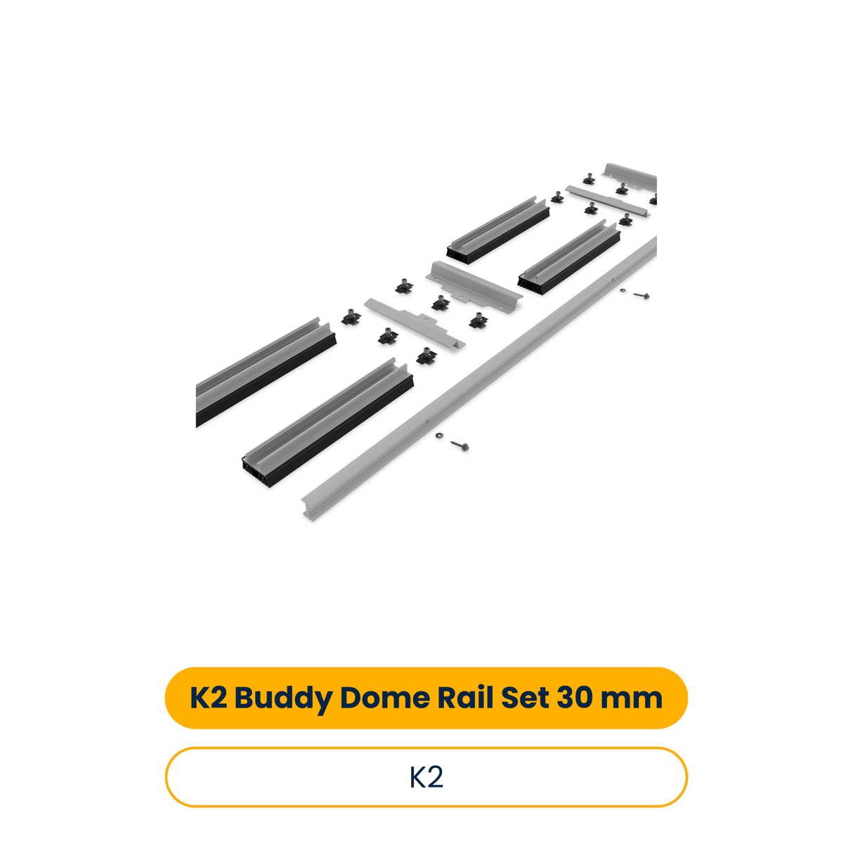 K2 Buddy Dome Rail Set 30 mm (Art.-Nr. 2004484)