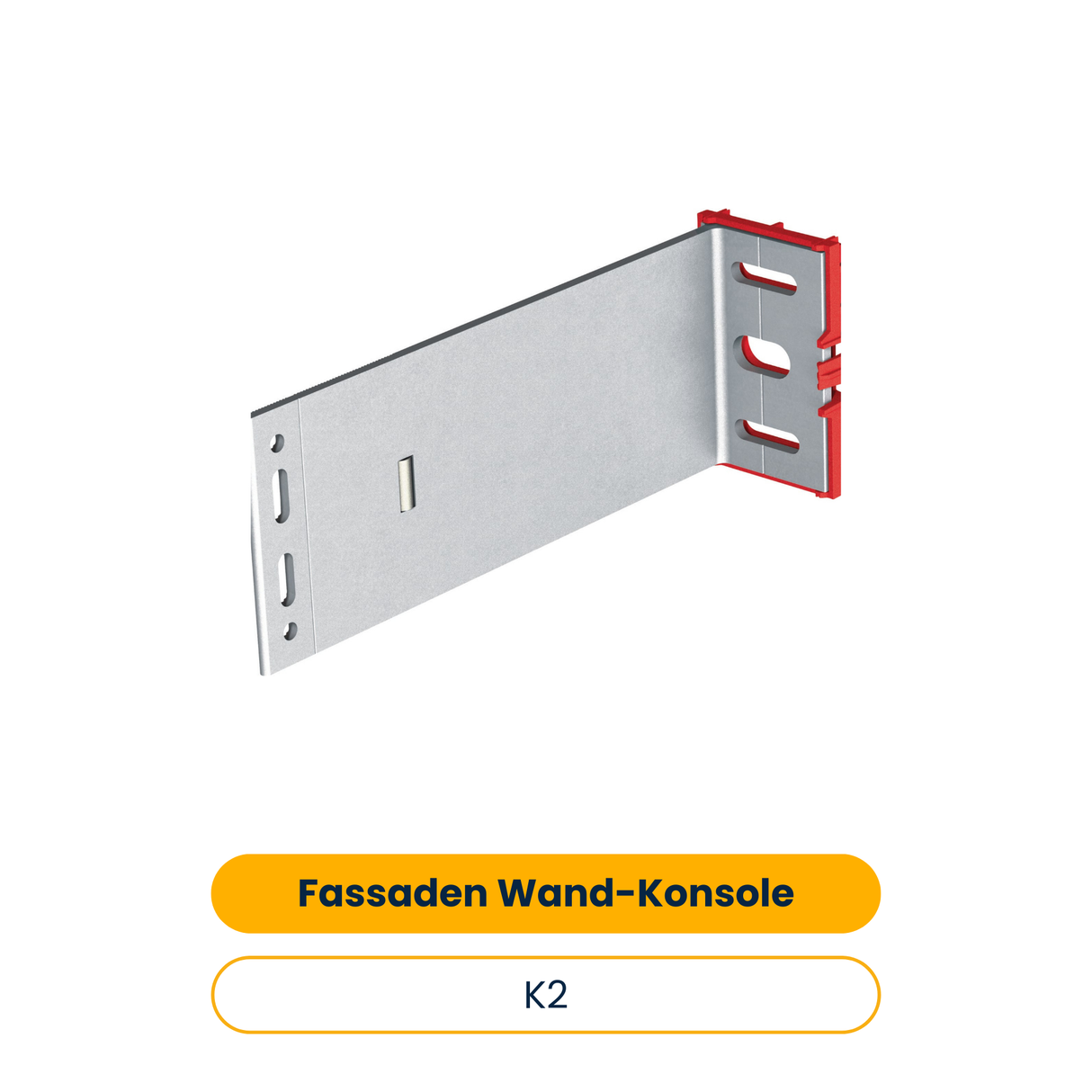 K2 Fassaden Wand-Konsole MFT-FOX VI 260 M 6.5 / 11 (50 Stk.) (Art.-Nr. 2004590)