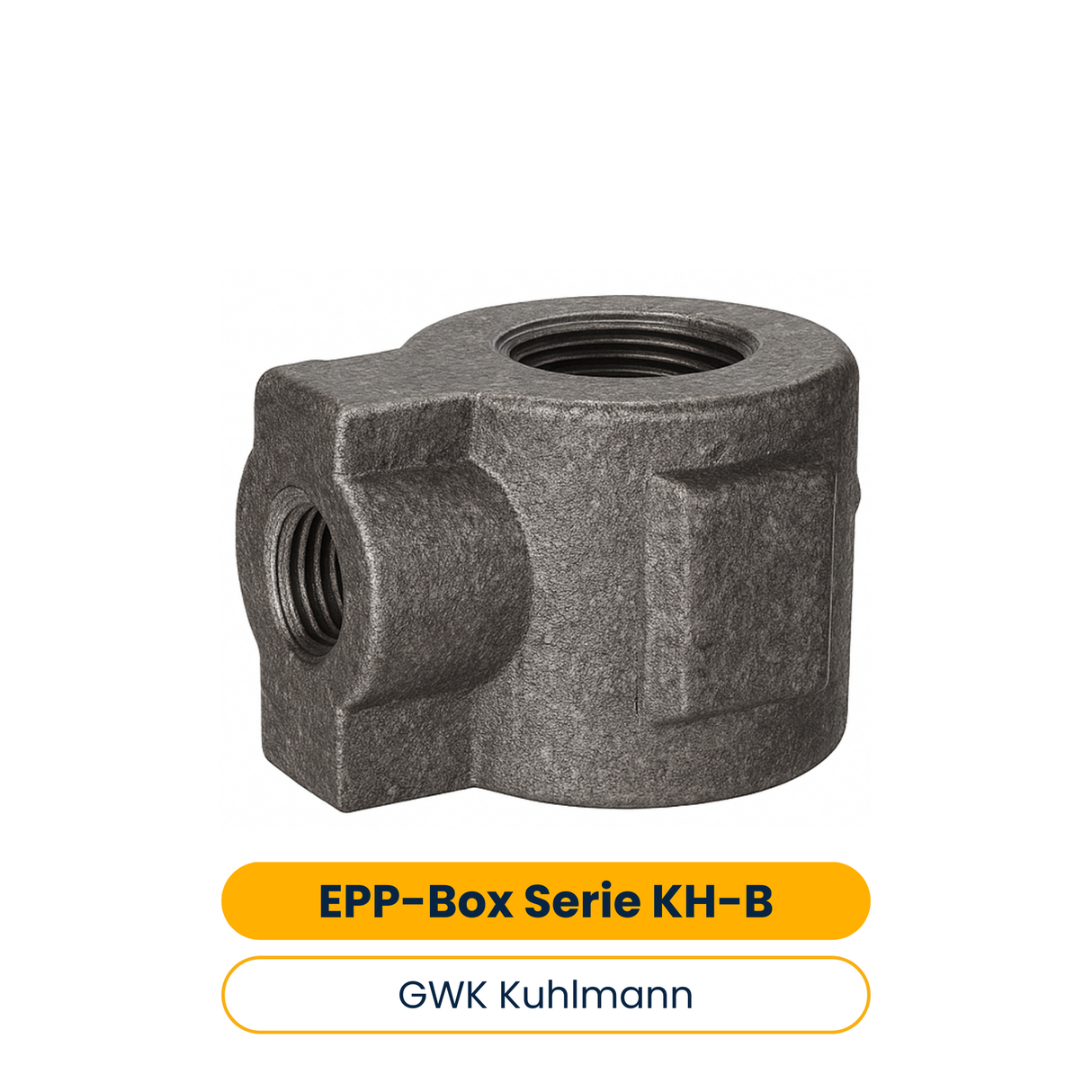 GWK Kuhlmann EPP-BOX Serie KH-FK DN25 silber (Art-Nr. 5235025002)