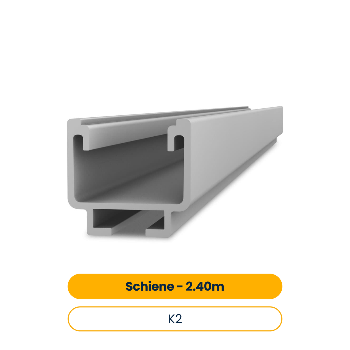 K2 SolidRail Light 2,4 m (Art.-Nr. 2003461)