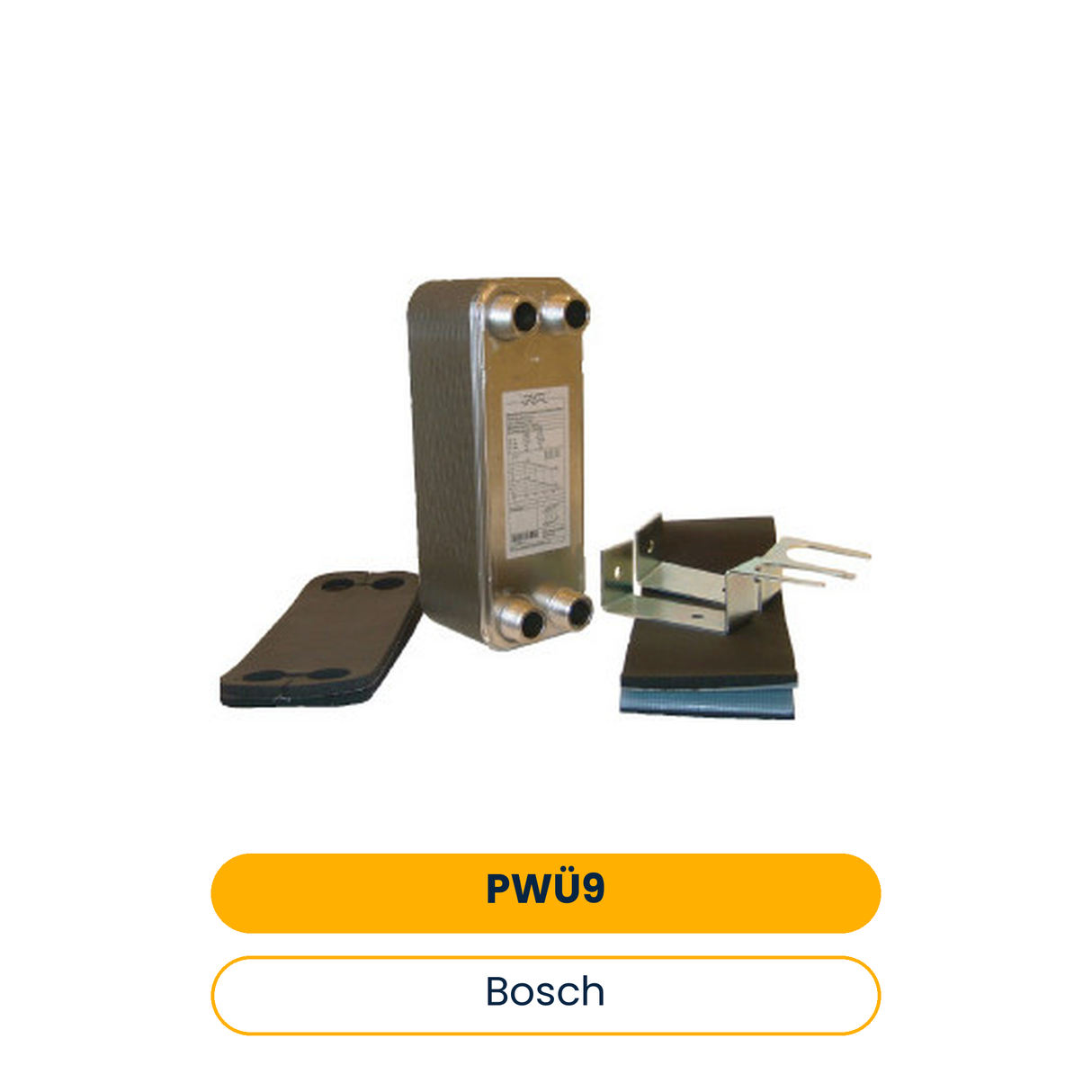 BOSCH Zubehör für Solewärmepumpen PWÜ 9 Plattenwärmeübertrager (Art.-Nr. 7719002796)
