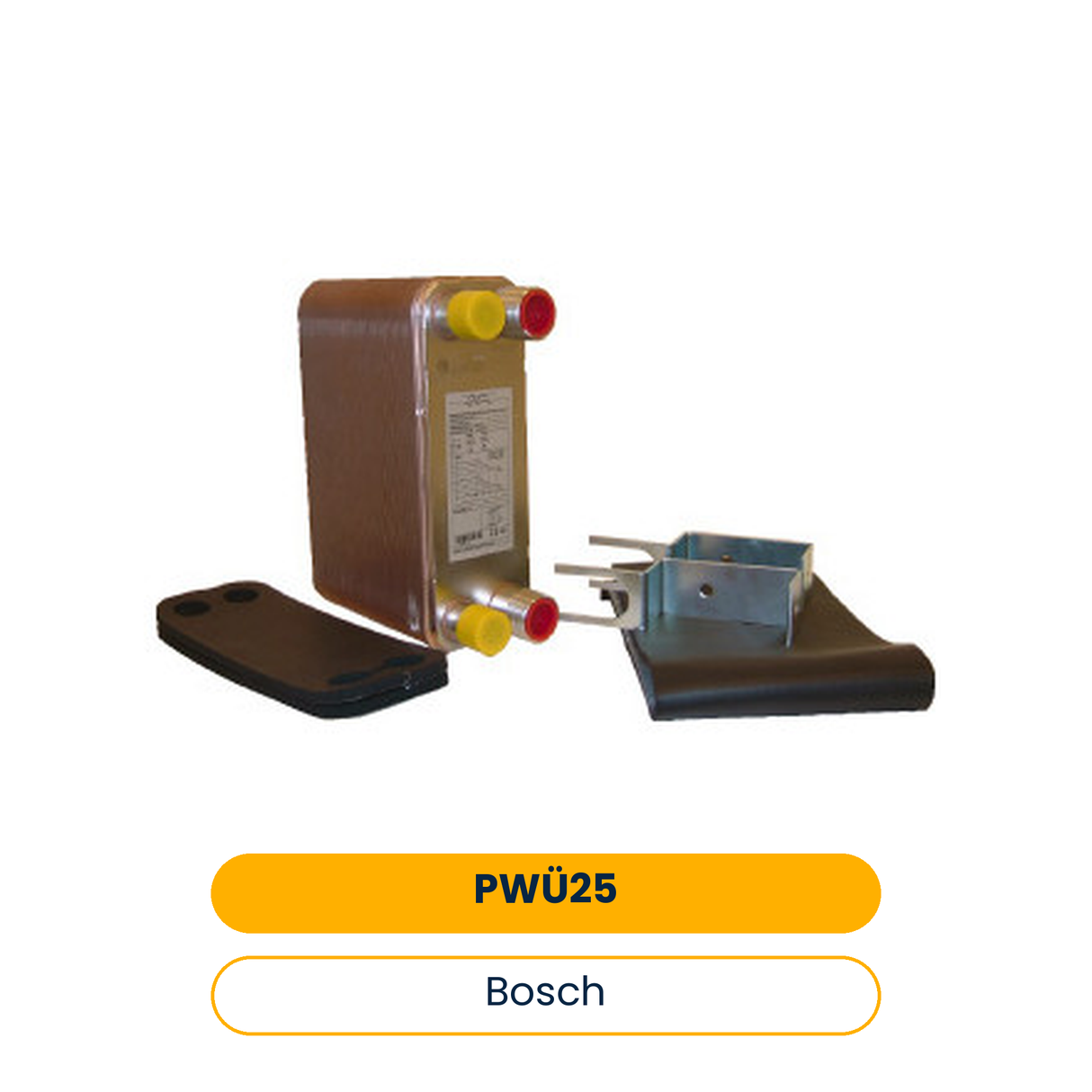 BOSCH Zubehör für Solewärmepumpen PWÜ 25 Plattenwärmeübertrager (Art.-Nr. 7719002798)