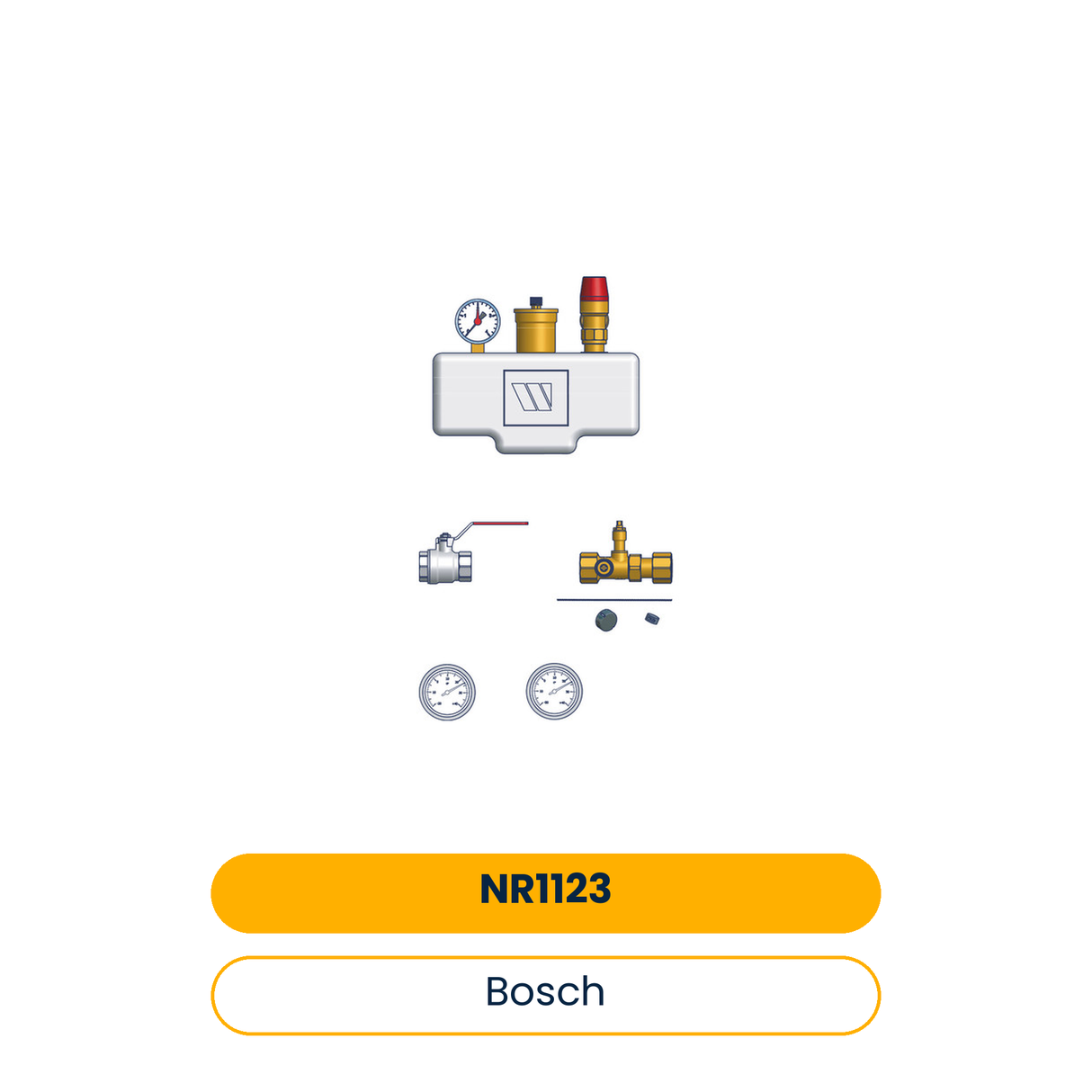 BOSCH Zubehör Solewärmepumpen Nr. 1123 Solekreissystempaket (Art.-Nr. 7719002837)