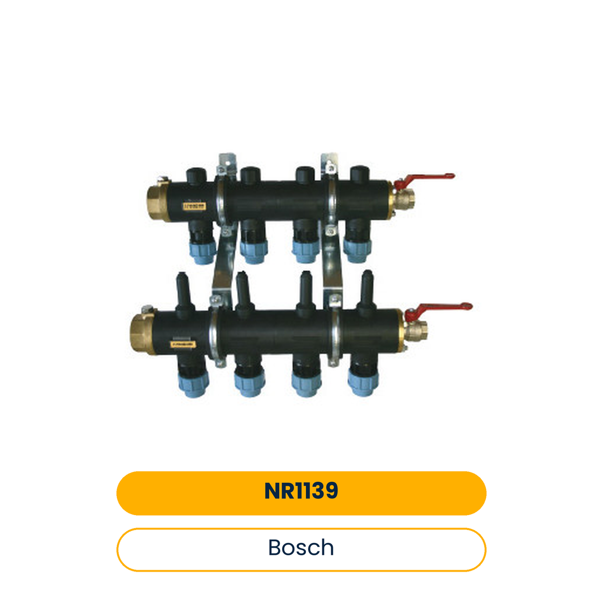 BOSCH Zubehör Solewärmepumpen Nr. 1139 Soleverteiler 4-fach DN 25 (Art.-Nr. 7719002866)