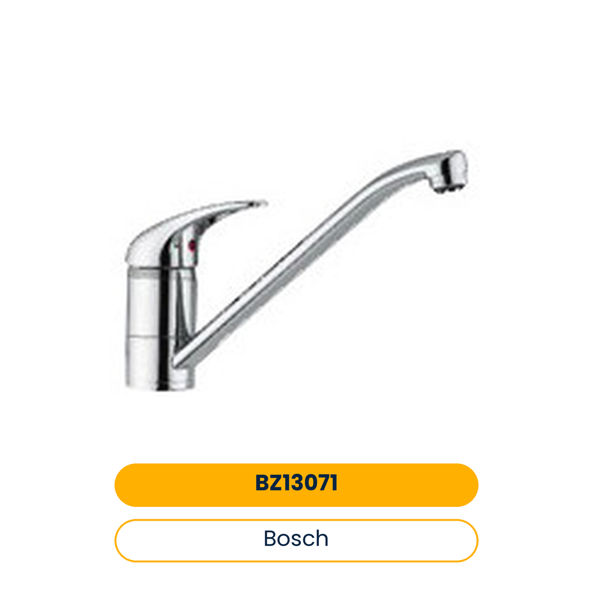 BOSCH Installationszubehör BZ 13071 Einhebel-Küchenarmatur, verchromt (Art.-Nr. 7736504337)