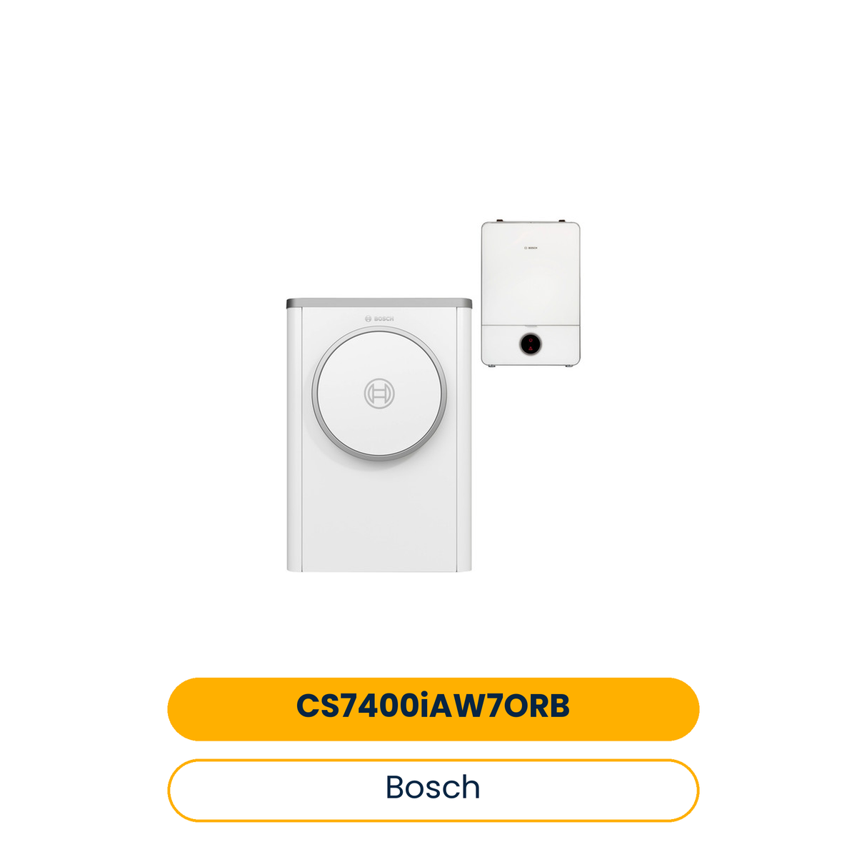 BOSCH Luft/Wasser-Wärmepumpe Compress CS7400i AW 7 ORB, außen, bivalent (Art.-Nr. 7739618576)