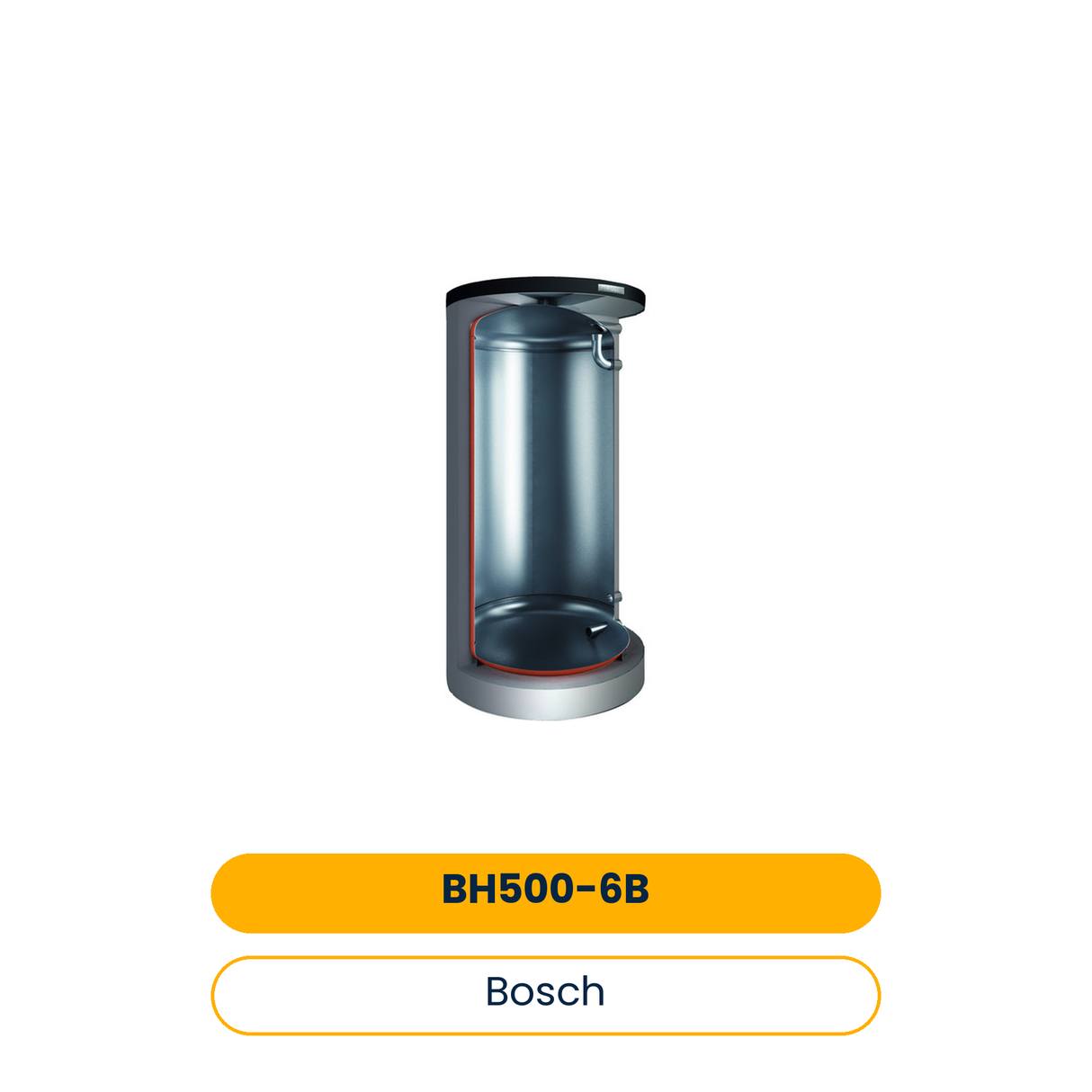 BOSCH Pufferspeicher STORA BH 500-6 B Stücklistenkomponente Tank, , d:650mm (Art.-Nr. 8735100447)