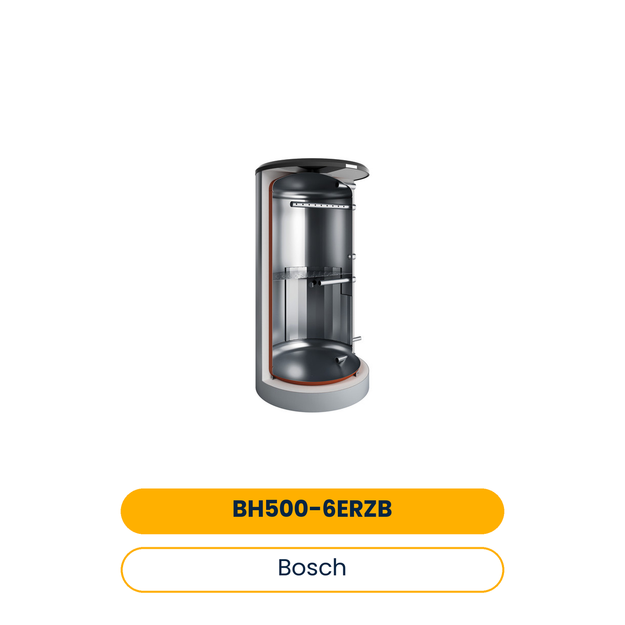 BOSCH Pufferspeicher STORA BH 500-6ERZ B Stücklistenkomponente Tank, 1620x650 (Art.-Nr. 8735100479)