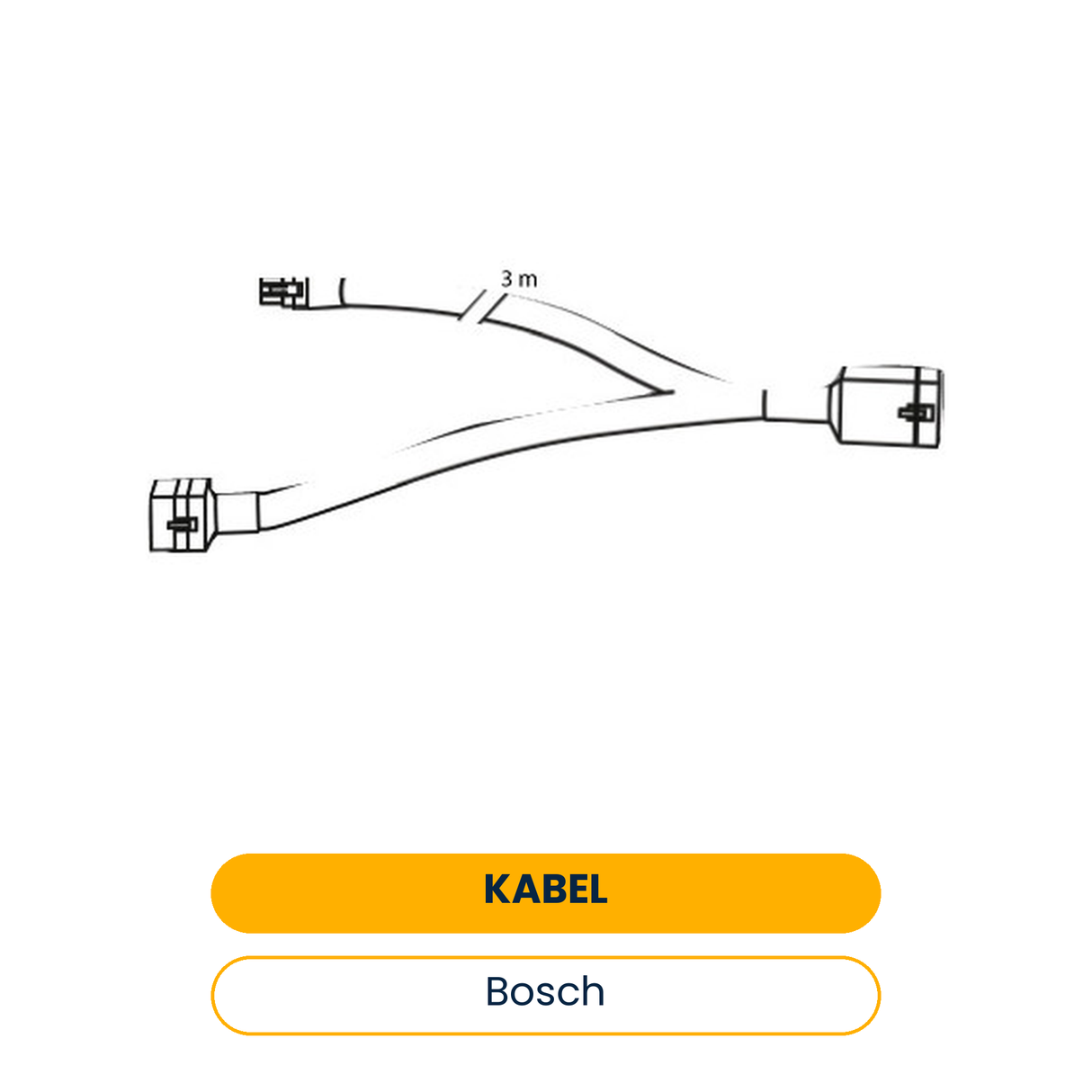 BOSCH Accessoires pour pompes à chaleur air Câble Adaptateur Pompe à chaleur commutateur ext. (Art.-Nr. 8738204926)