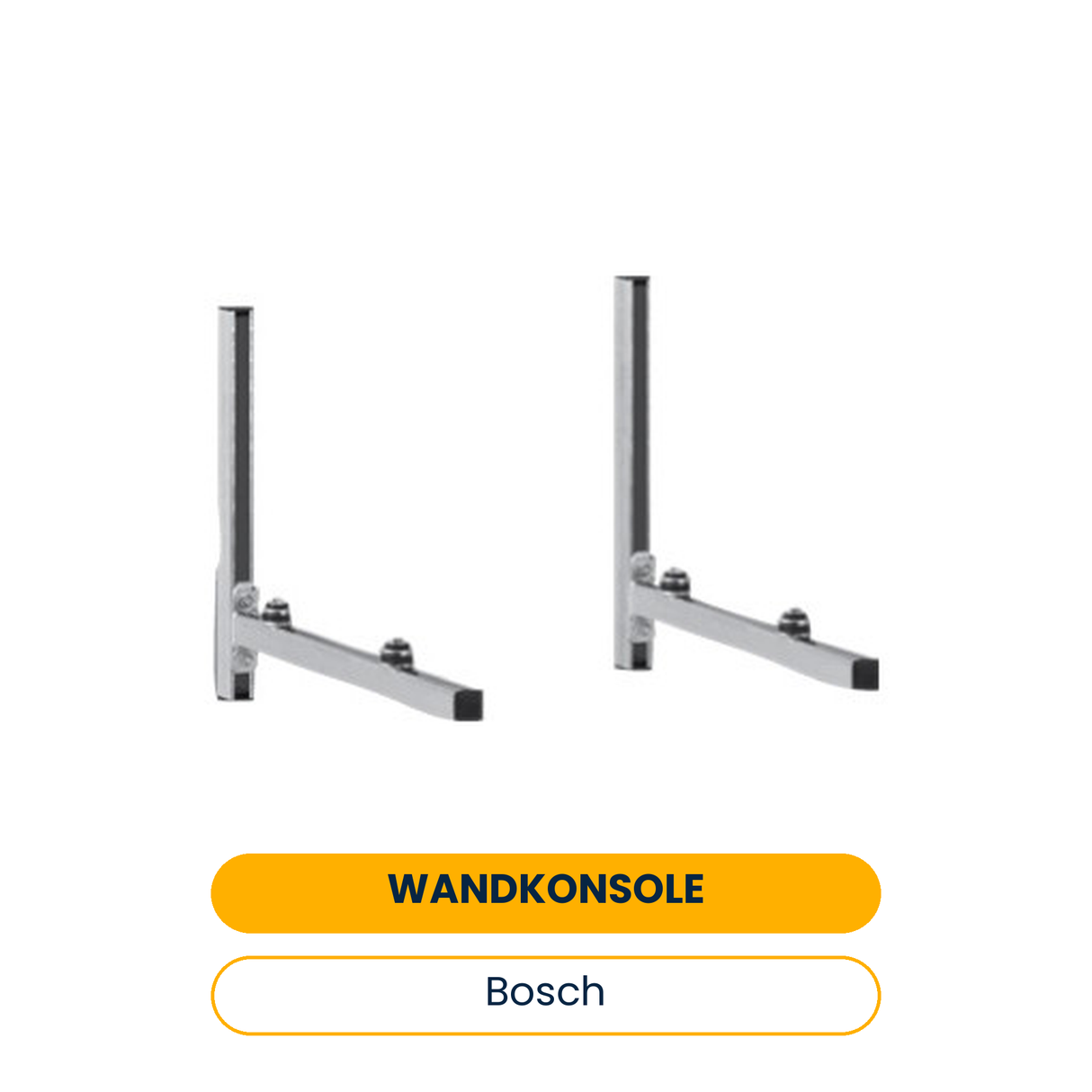 BOSCH Accessoires pour pompes à chaleur split Console murale avec anti-vibrations (Art.-Nr. 8738205059)