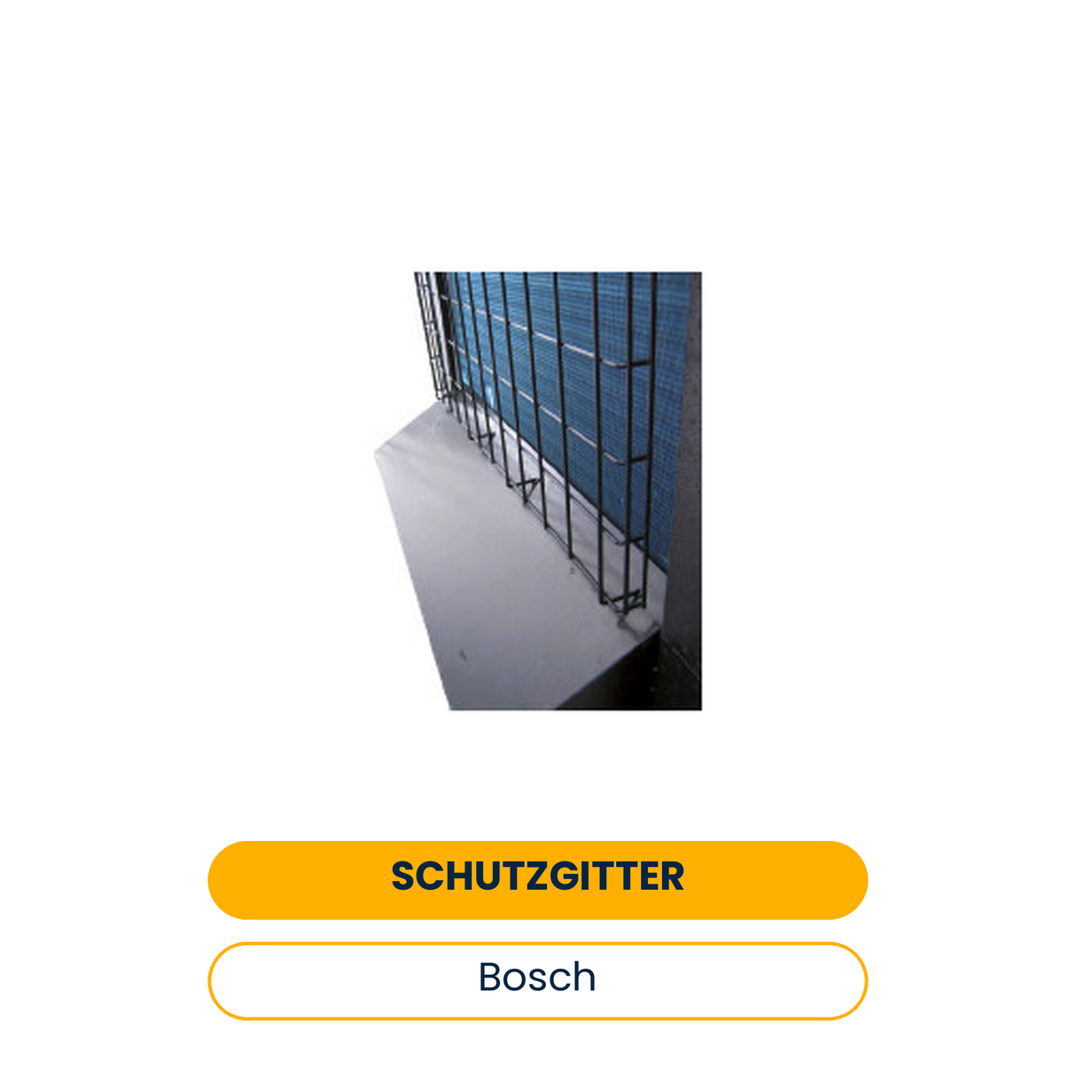 BOSCH Zubehör für Luftwärmepumpen Schutzgitter für Wärmetauscher klein (Art.-Nr. 8738206294)