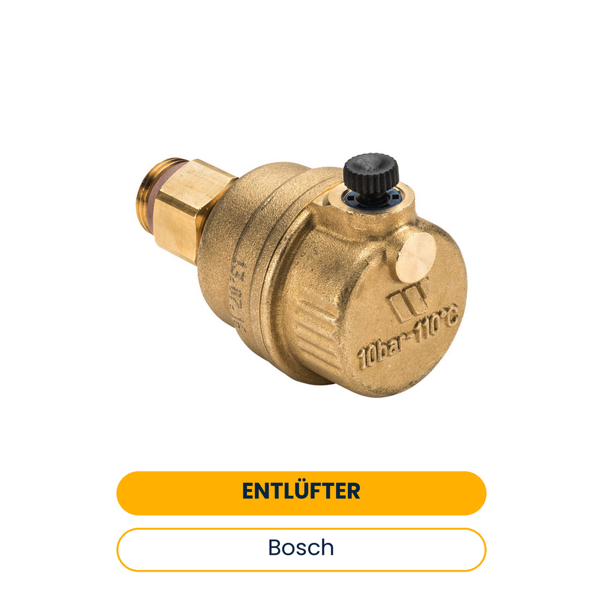 BOSCH Zubehör für Solewärmepumpen Automatischer Entlüfter 740-3/8" (Art.-Nr. 8738208638)