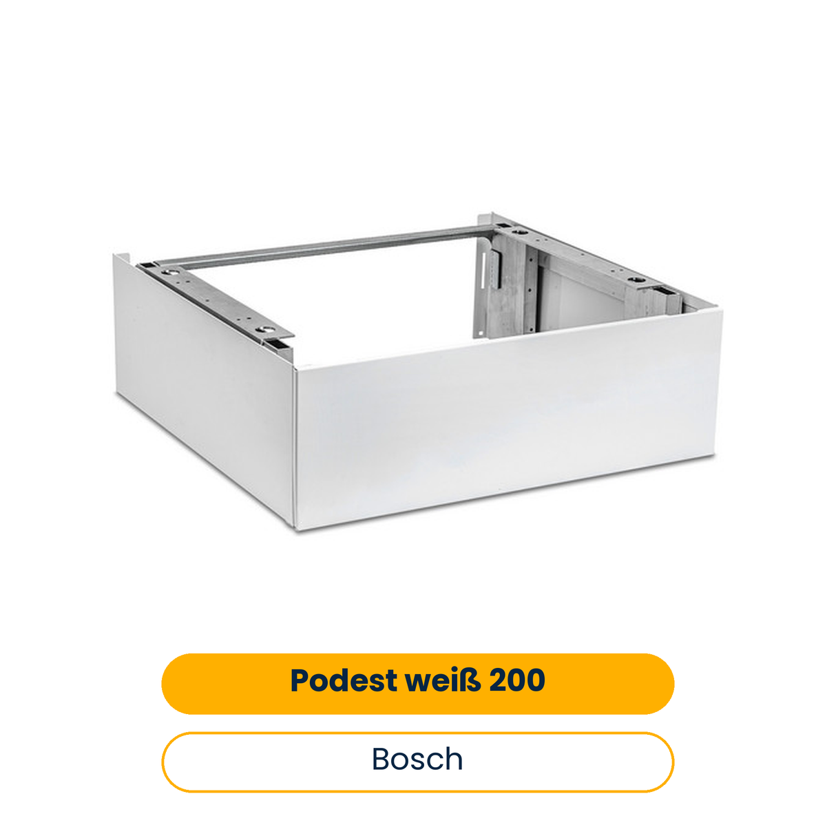 BOSCH Accessoires pour pompes à chaleur géothermiques socle blanc 200mm (pour design métal) (Art.-Nr. 8738210619)