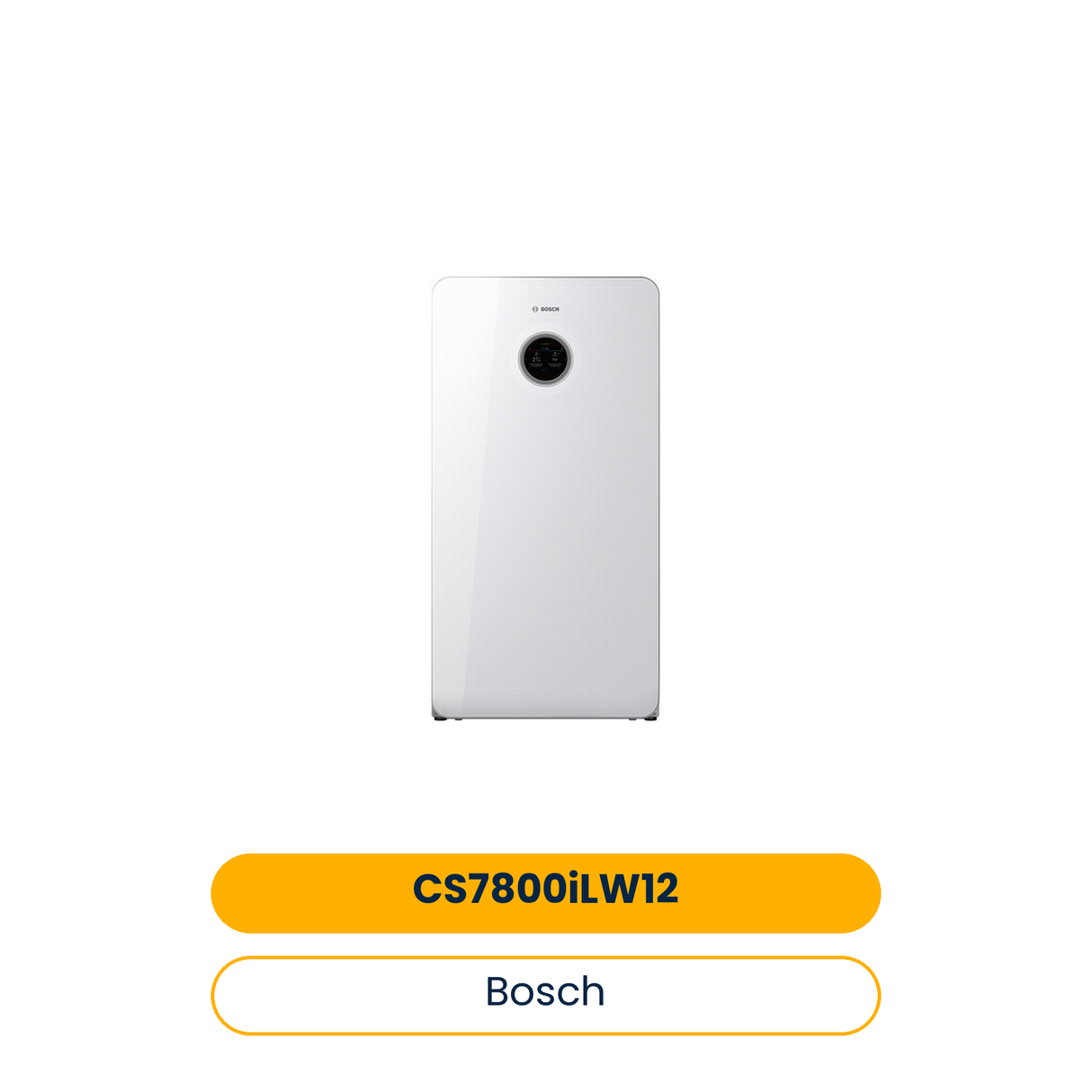 BOSCH Solewärmepumpe CS7800iLW 12 1180x600x600, 12 kW, Glasfront (Art.-Nr. 8738212054)