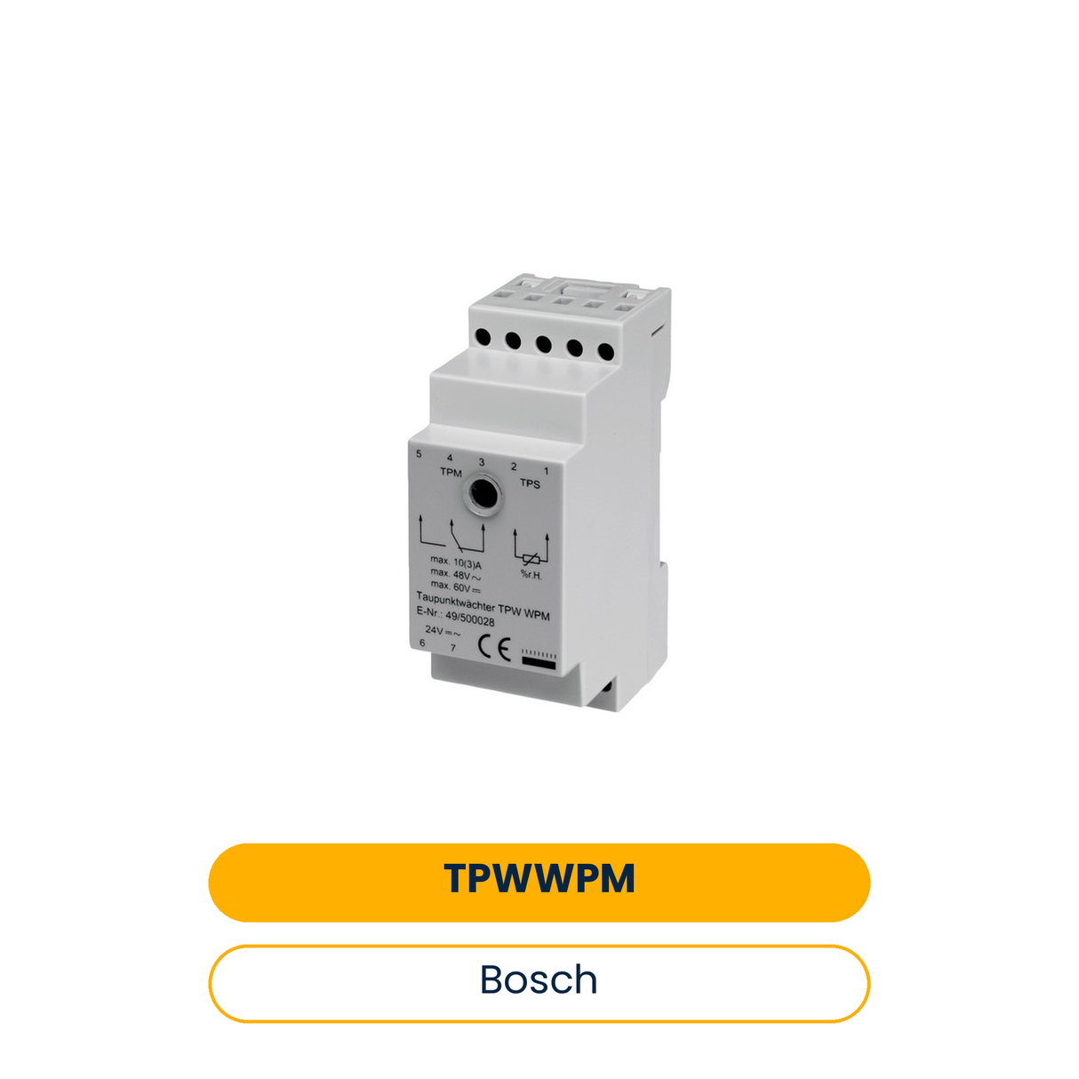 BOSCH Accessoires pour pompe à chaleur air TPW WPM Contrôleur de point de rosée pour fonctionnement en mode refroidissement (Art.-Nr. 8738212230)