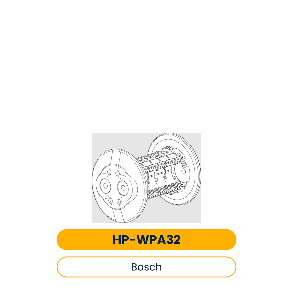 BOSCH Zub. für Luftwärmepumpen HP-WPA32 Mauerdurchführung oberird. Wellrohr DN32 (Art.-Nr. 7738345638)