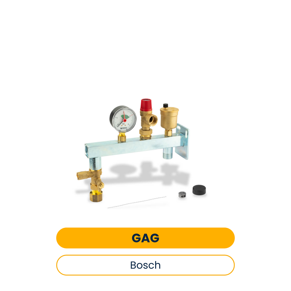 BOSCH Zubehör für Solewärmepumpen GAG Gefäßanschlussgruppe 3/4" (Art.-Nr. 80166100)