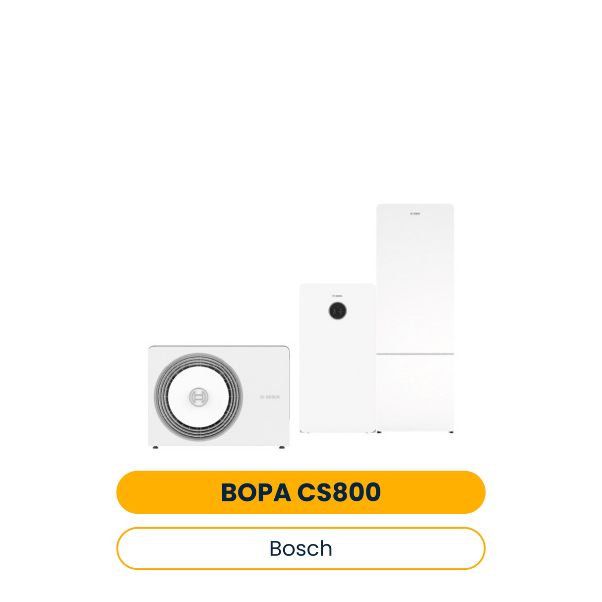 BOSCH Luftwärmepumpen-Paket BOPA CS800 AW 10 OR-T, CS6800iAW 12 MB, SWDP 300-2 (Art.-Nr. 7739623434)