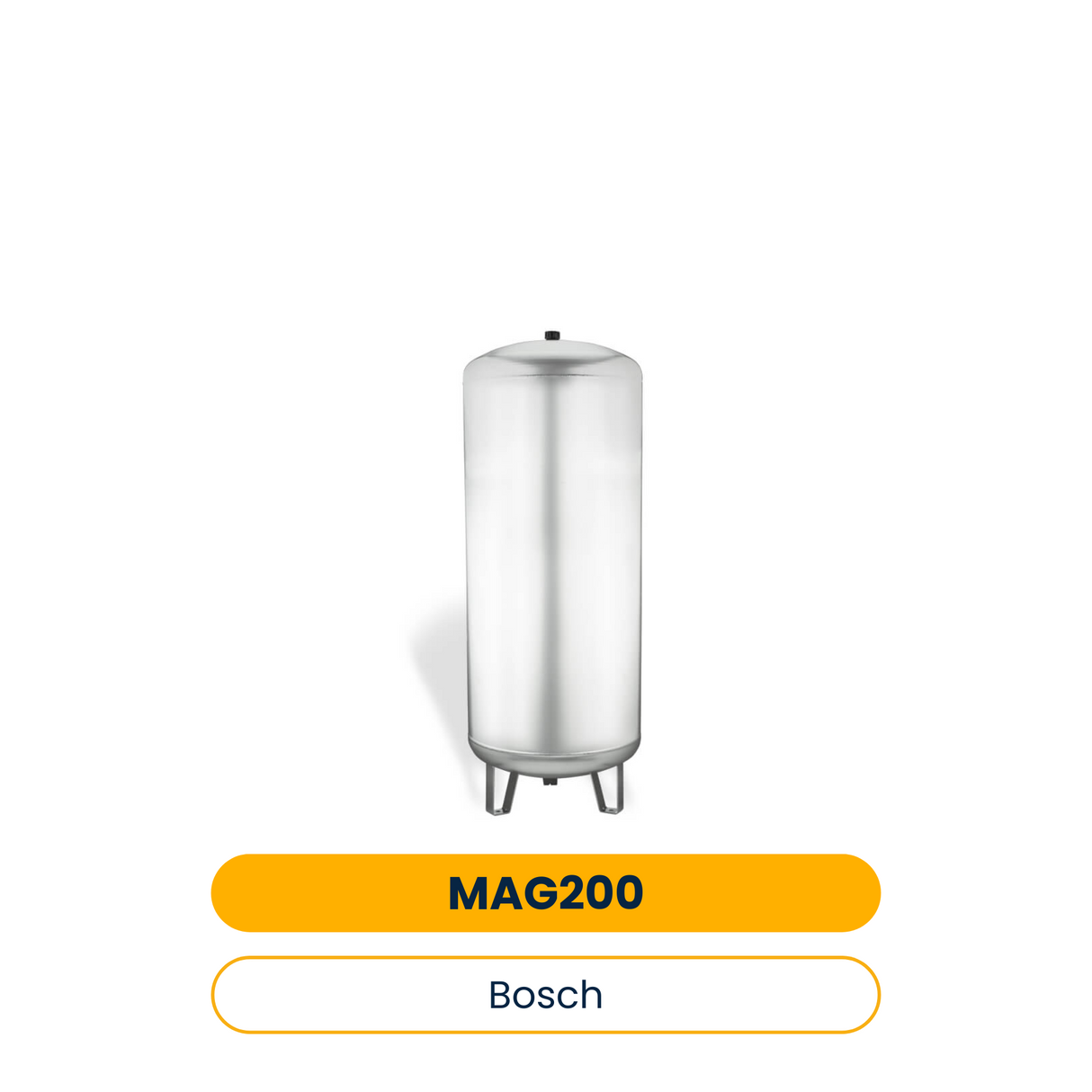 BOSCH Installationszubehör MAG 200 Membran-Ausdehnungsgefäß 200 L, silber (Art.-Nr. 7738325762)