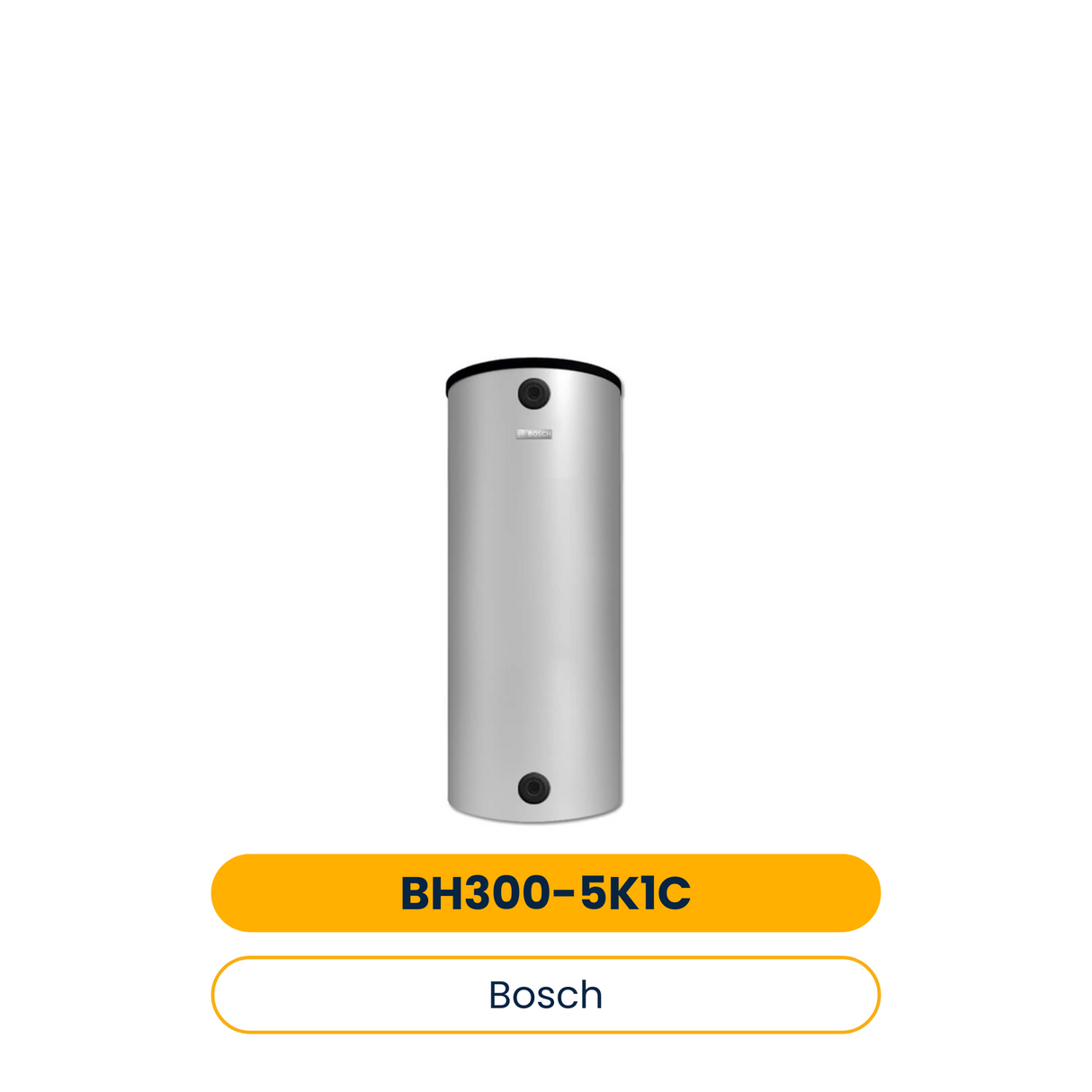 BOSCH Pufferspeicher STORA BH 300-5 K1 C für Wärmepumpen, 1495x670, 300 L, silber (Art.-Nr. 7735501563)