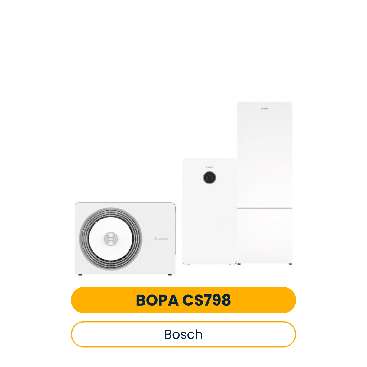 BOSCH Luftwärmepumpen-Paket BOPA CS798 AW 10 OR-T, CS5800iAW 12 MB,SWDP300-2OC (Art.-Nr. 7739623432)