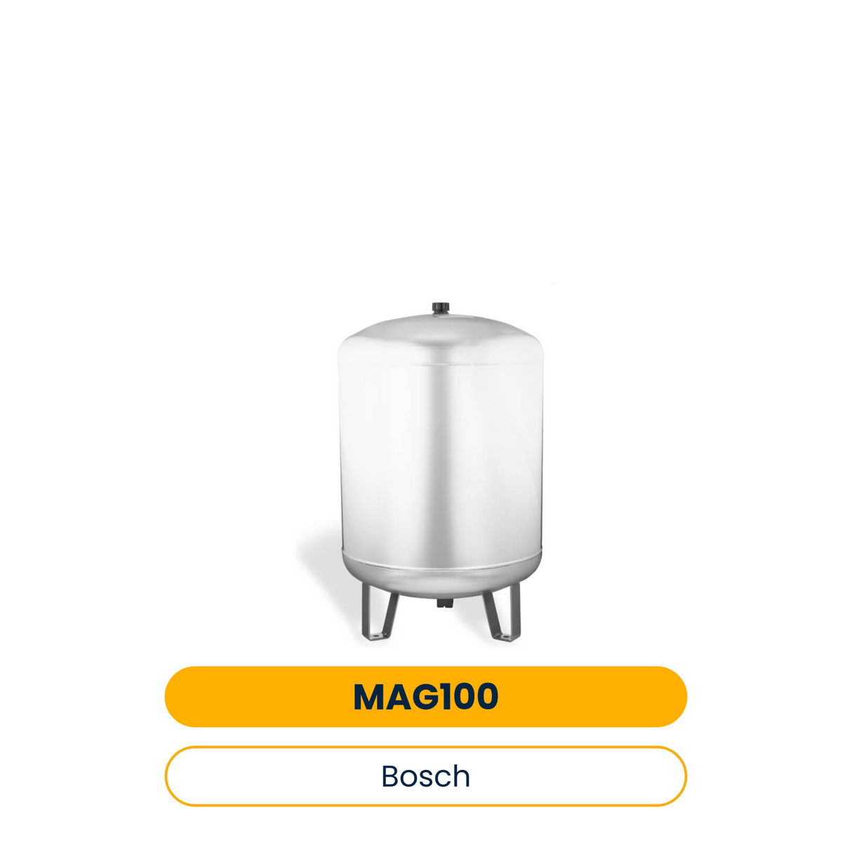 BOSCH Installationszubehör MAG 100 Membran-Ausdehnungsgefäß 100 L, silber (Art.-Nr. 7738325760)