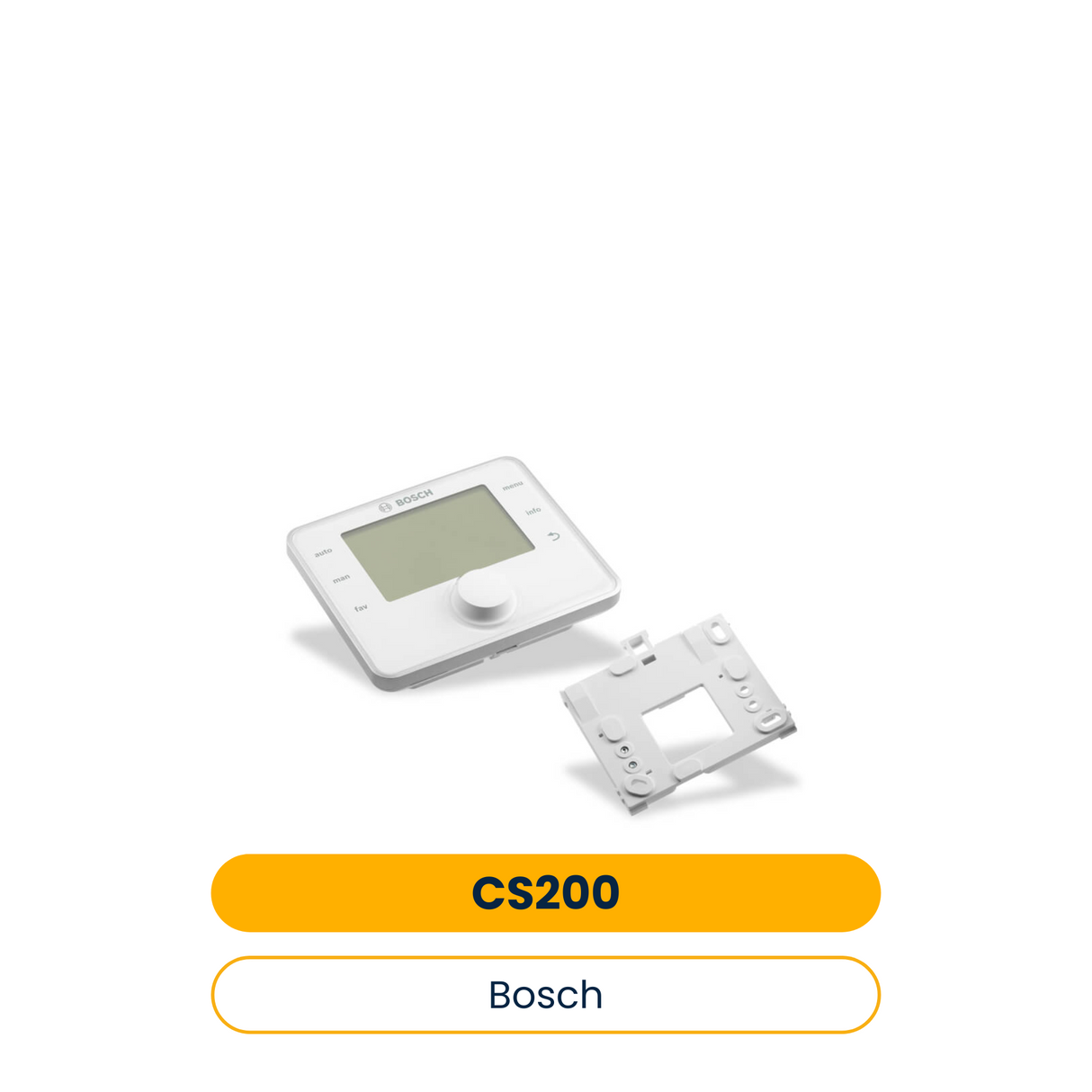 BOSCH Accessoires Technologie Solaire CS 200 Régulateur solaire autonome, 101x123x25 (Réf. 7738111088)