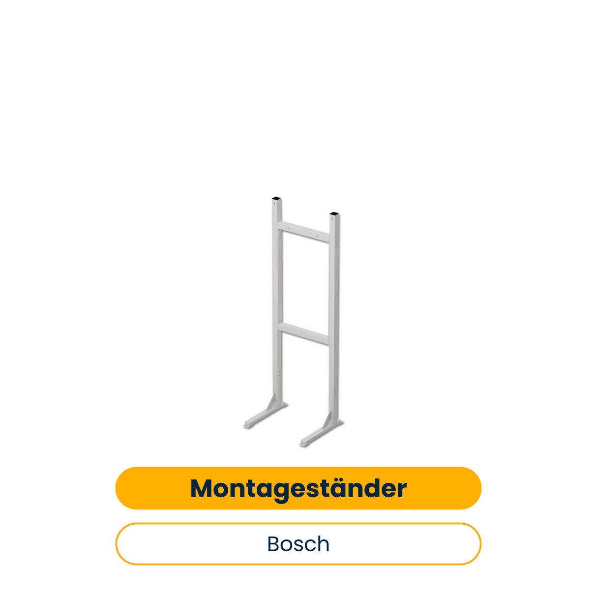 BOSCH Support de montage groupes hydrauliques cadre en acier peint par poudrage, blanc (Réf. 7739607158)