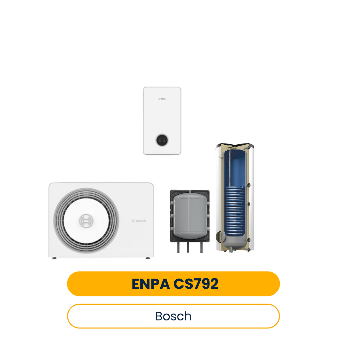 Pack pompe à chaleur aérothermique ENPA CS792 AW 10 OR-T, CS5800iAW 12 E, H 100, AH 300/1_B