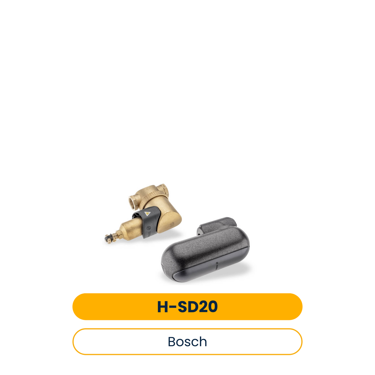 BOSCH Installationszubehör H-SD20 Schlammabscheider mit Isolierung, DN20 (Art.-Nr. 7738330167)