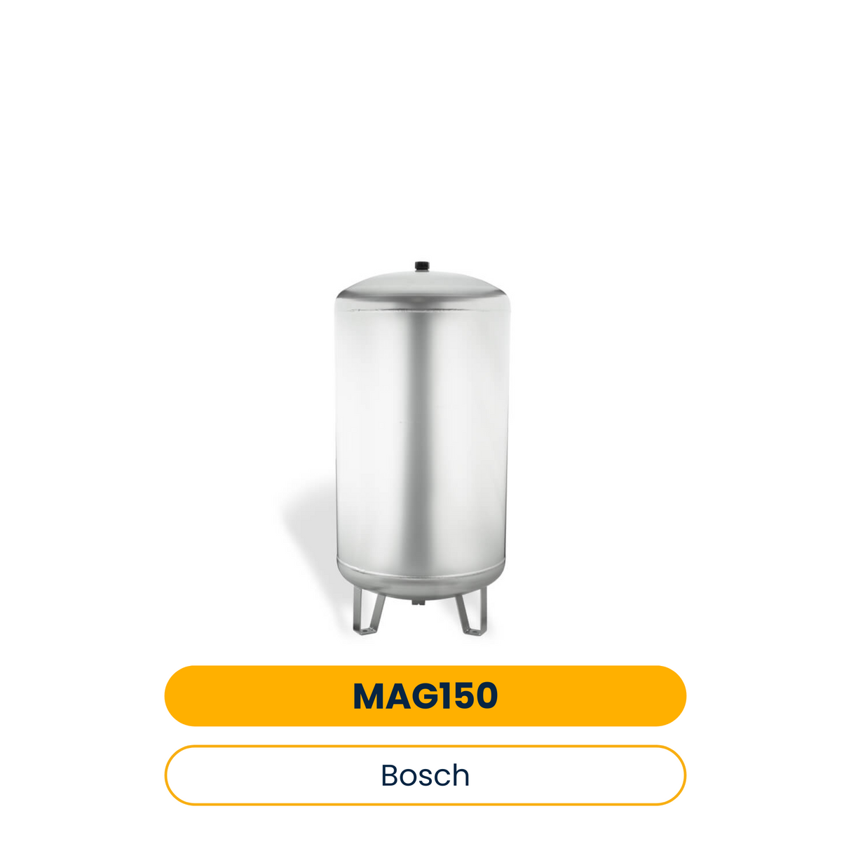 BOSCH Installationszubehör MAG 150 Membran-Ausdehnungsgefäß 150 L, silber (Art.-Nr. 7738325761)