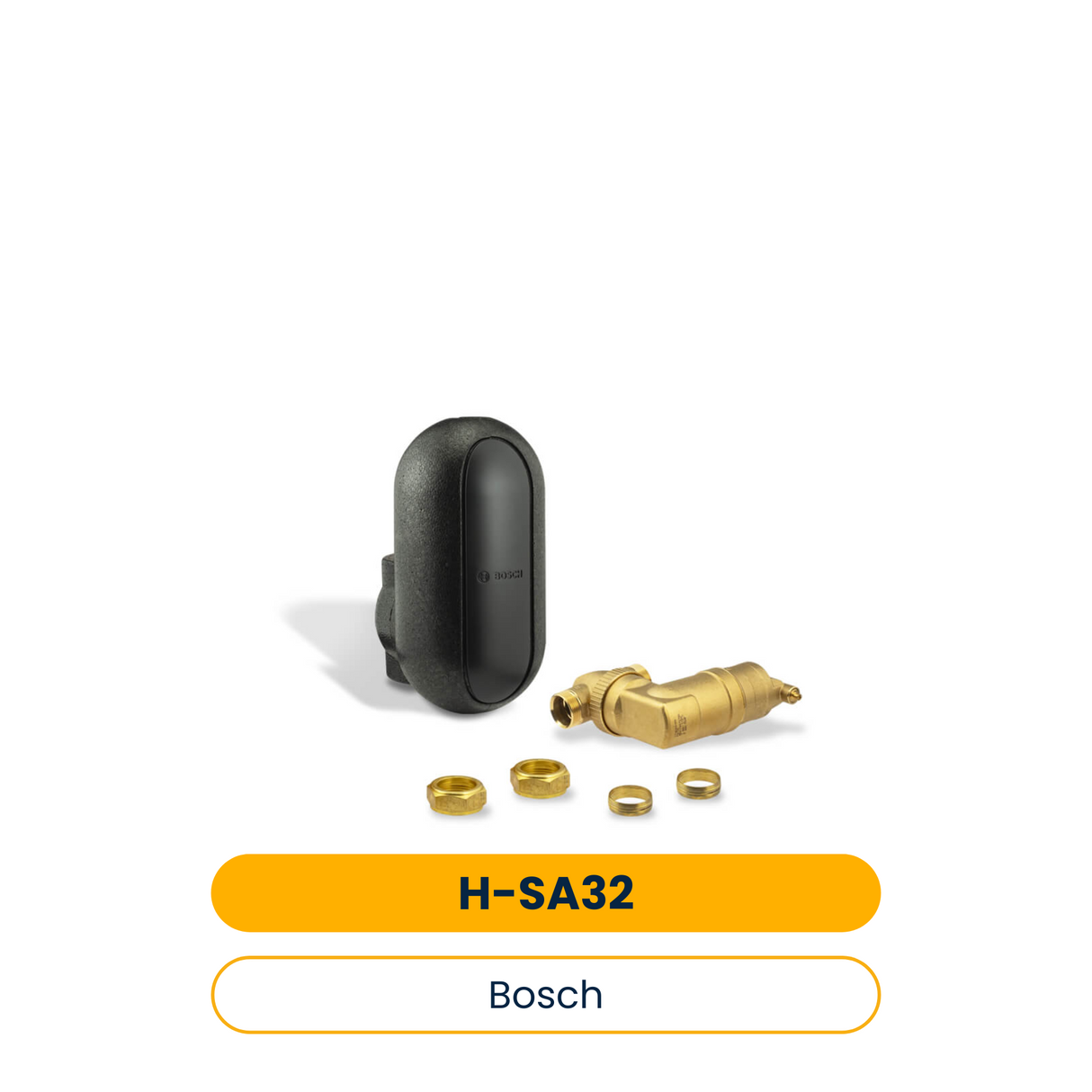 BOSCH Installationszubehör H-SA32 Luftabscheider mit Isolierung, DN32 (Art.-Nr. 7738330183)