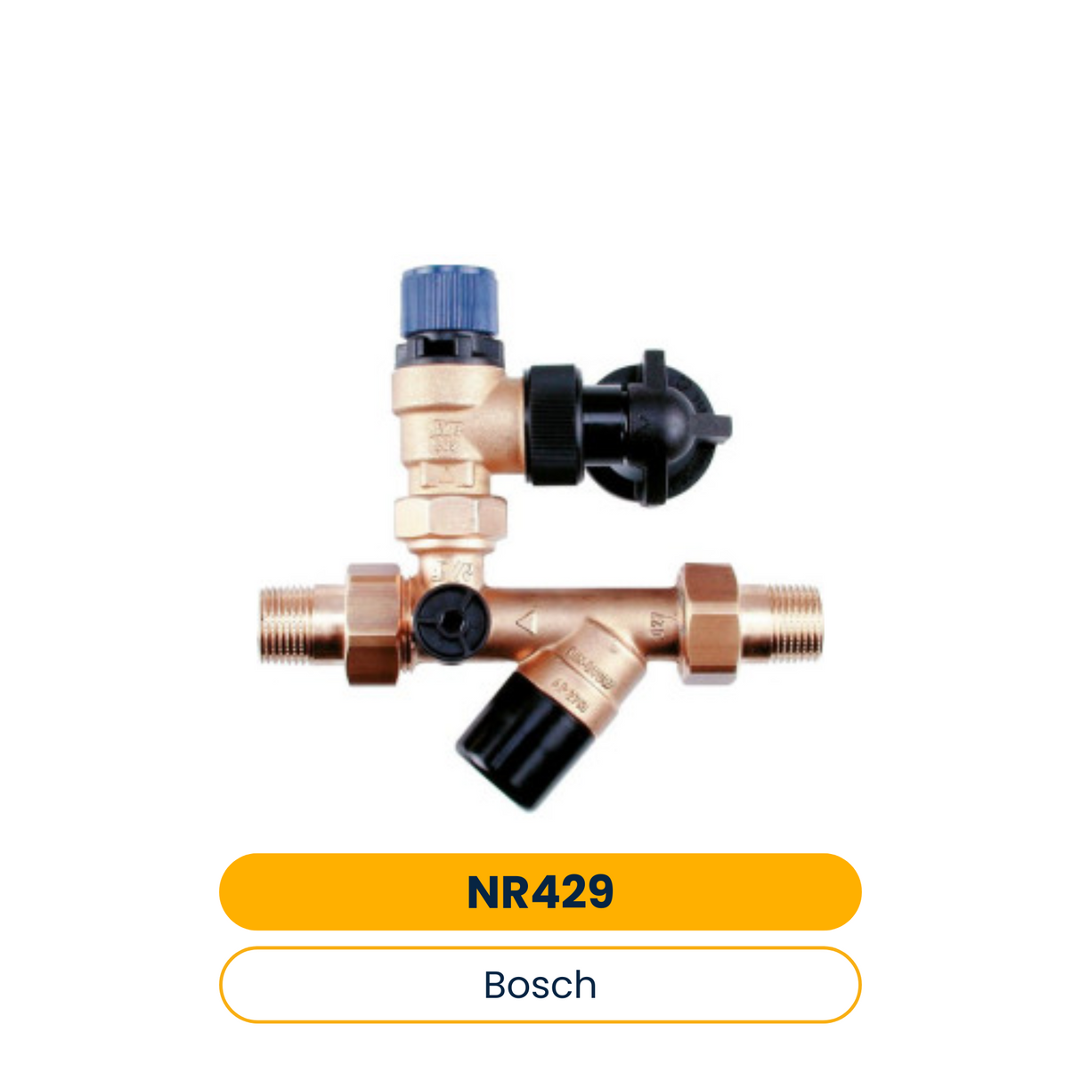 BOSCH Installationszubehör Nr. 429 Sicherheitsgruppe ohne Druckminderer (Art.-Nr. 7719000758)