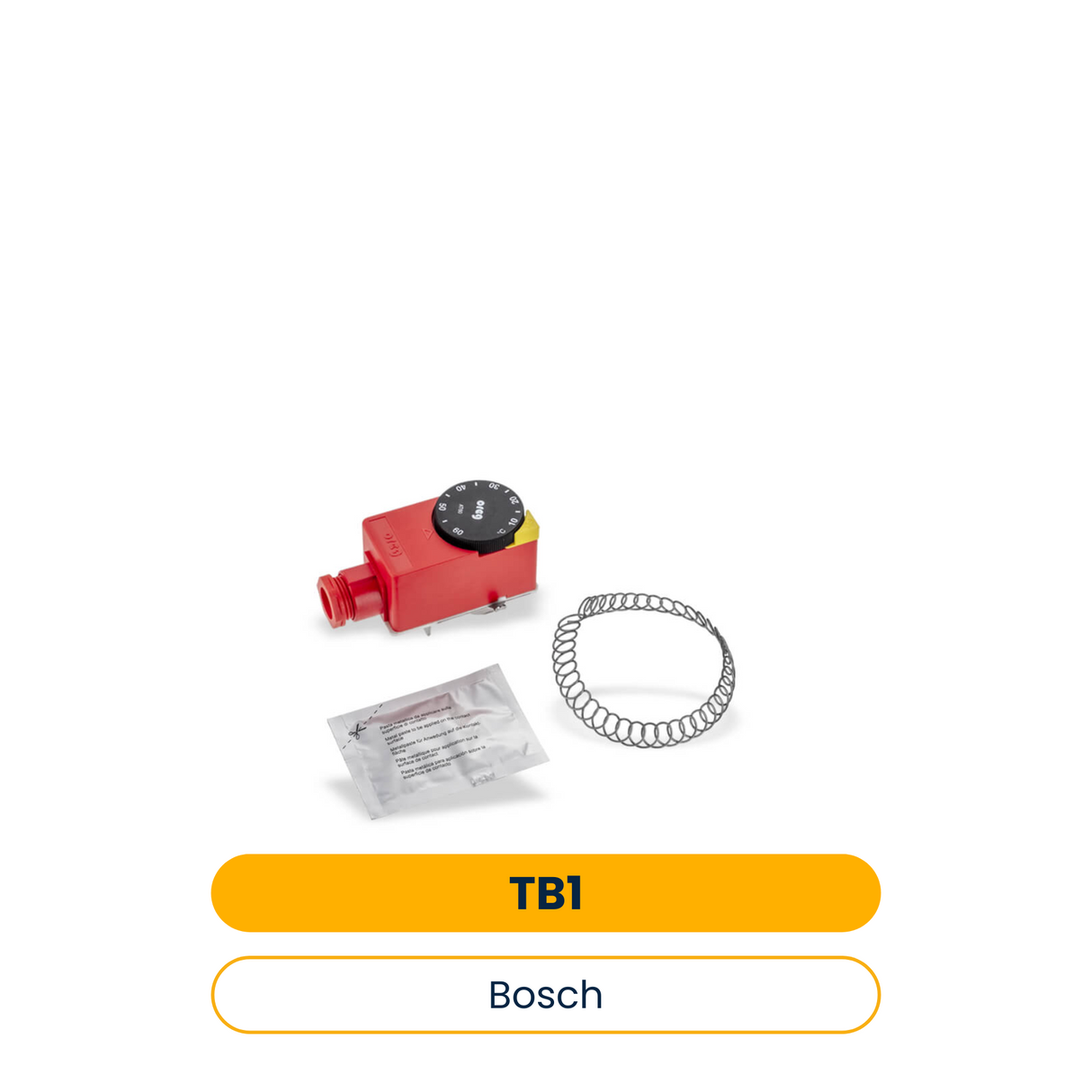 Accessoires de régulation BOSCH TB 1 Thermostat de température (Réf. 7719002255)