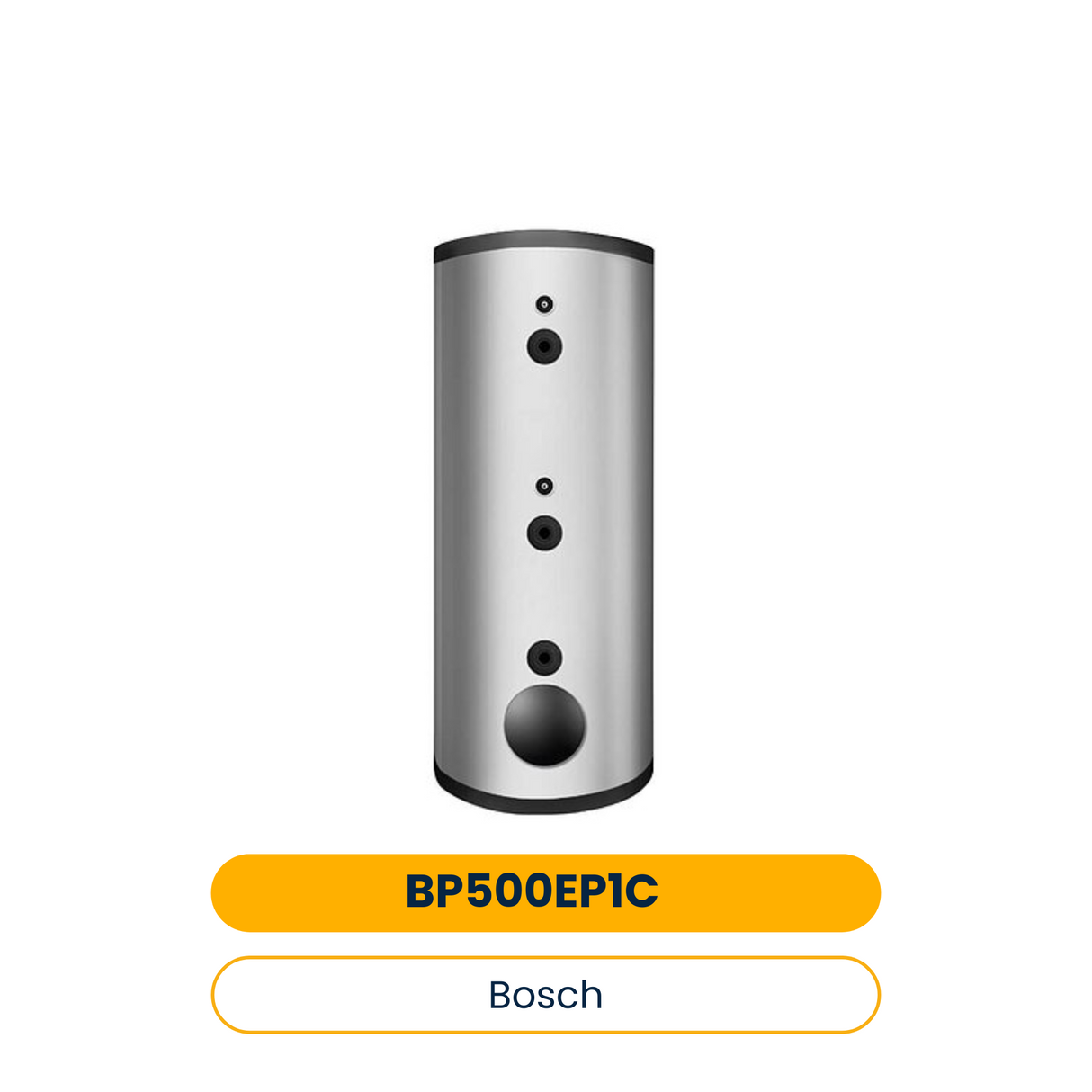 BOSCH Ballon tampon STORA BP 500 EP 1 C pour pompes à chaleur CS5000AW, 1961x700, 500L (Réf. 8735100974)