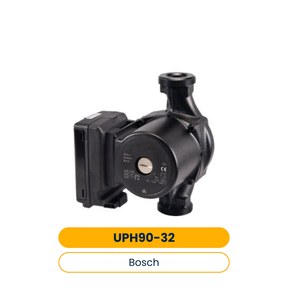 BOSCH Accessoires pour pompes à chaleur air UPH 90-32 Pompe de circulation écoénergétique, 9 m (Réf. 8738212235)
