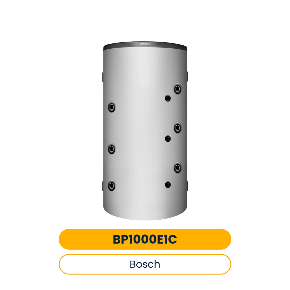 BOSCH Ballon tampon STORA BP 1000 E 1 C pour pompes à chaleur CS5000AW, 2085x990,1000L (Réf. 8735100978)