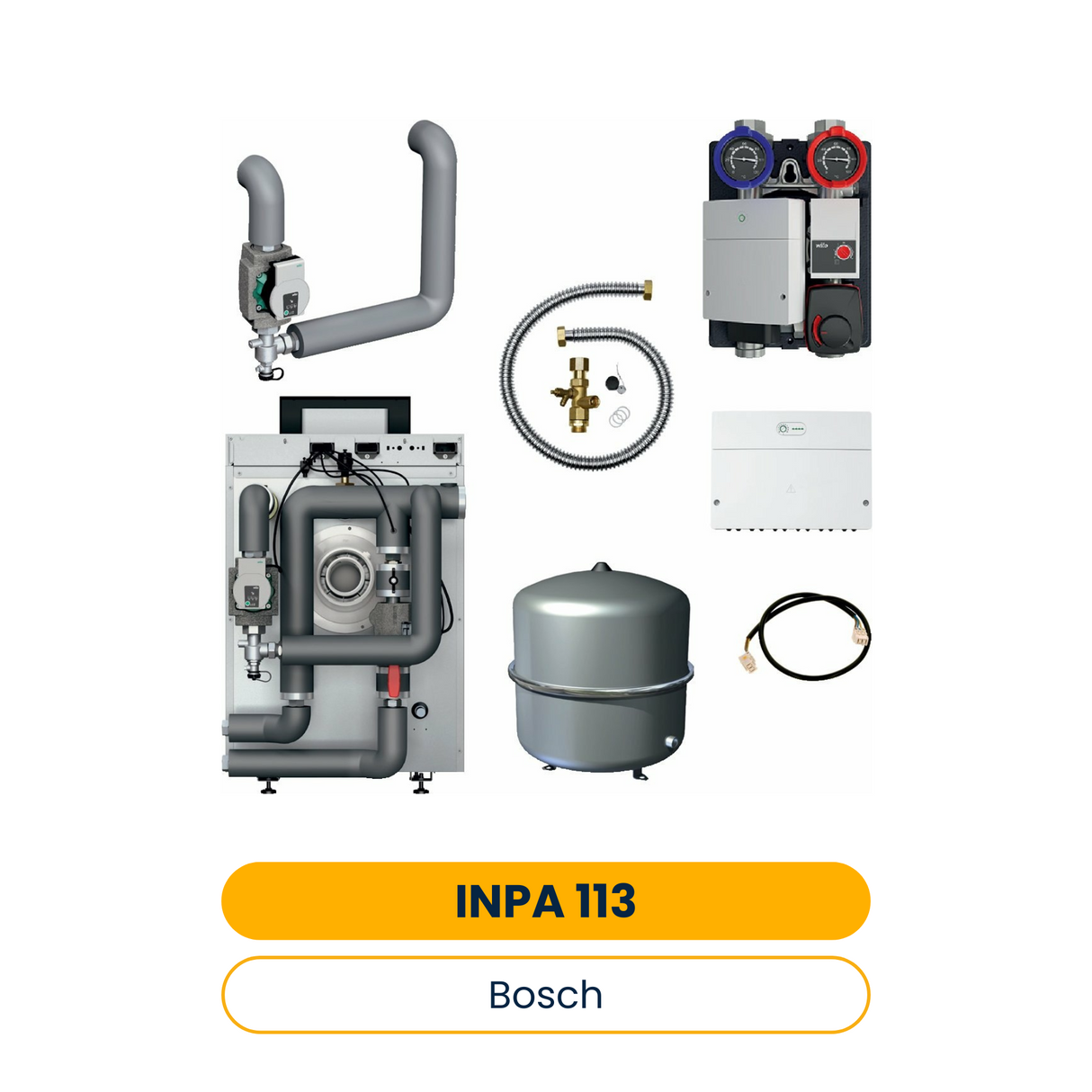 BOSCH Installationspaket INPA 113 1 ungemischter HK mit nebenst. Speicher (Art.-Nr. 7739623797)