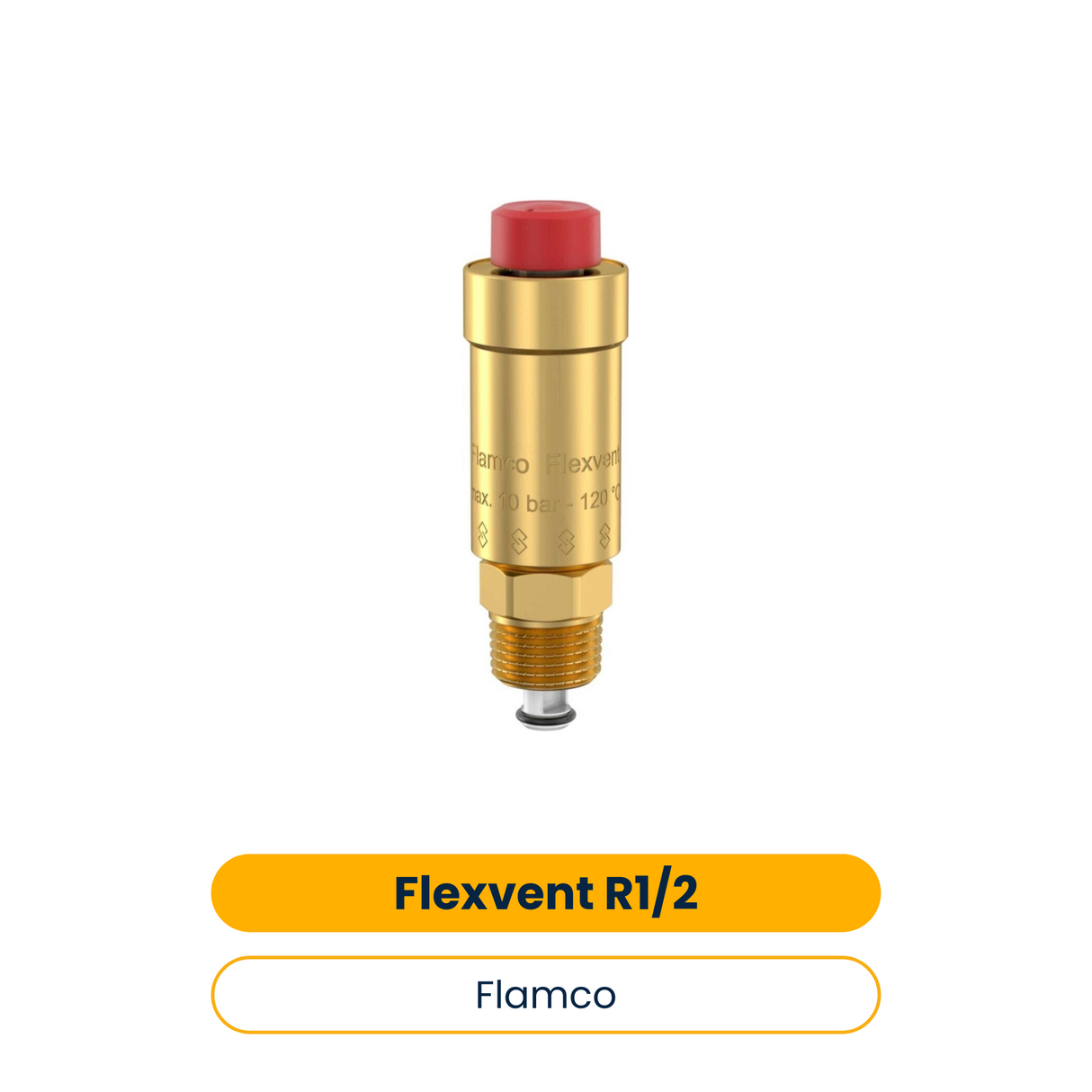 Flamco Flexvent Automatik-Entlüfter R 1/2" (Art-Nr. 27740)