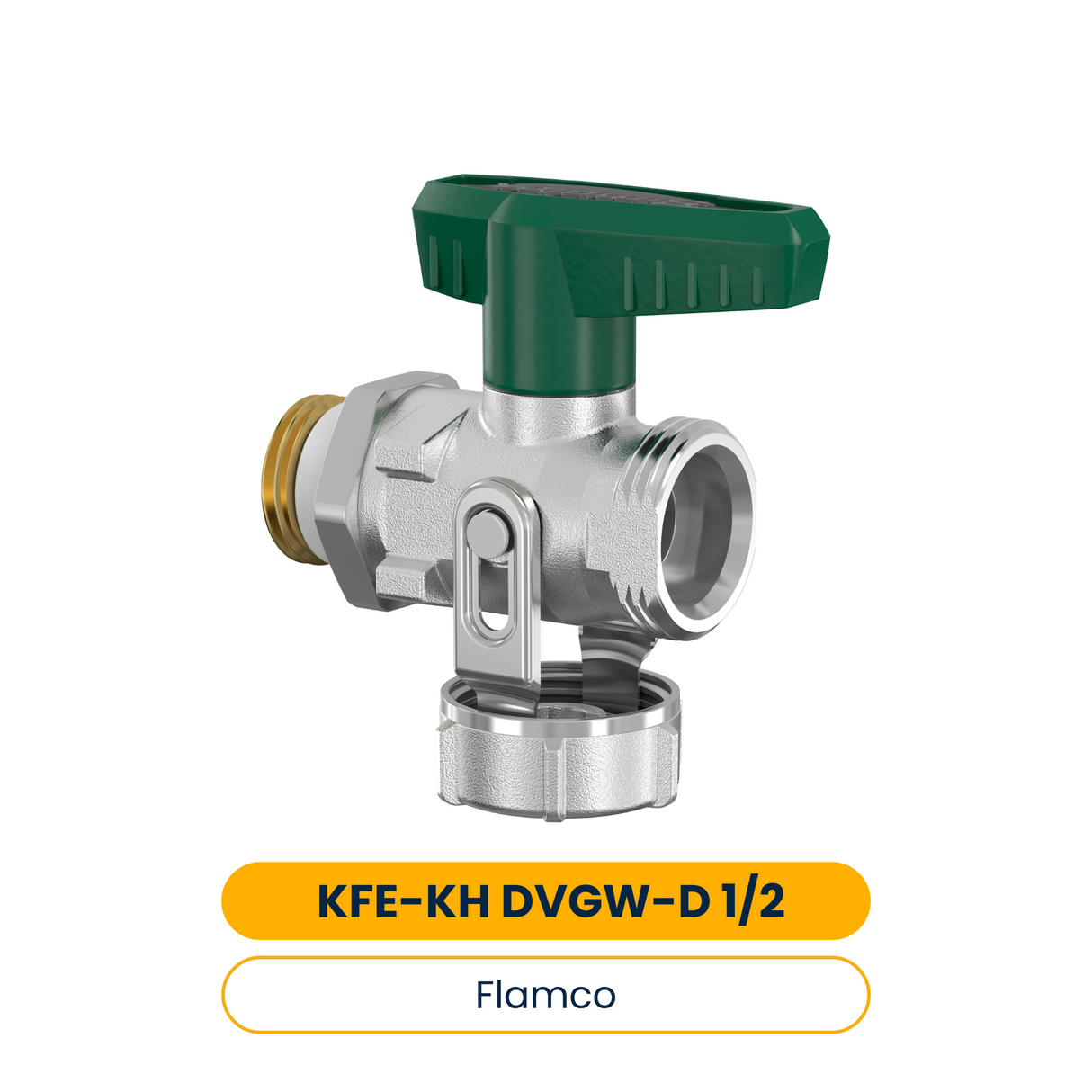 Flamco KFE-vanne à boisseau sphérique pour eau potable KFE-KH DVGW-D 1/2" (Réf. F10639)