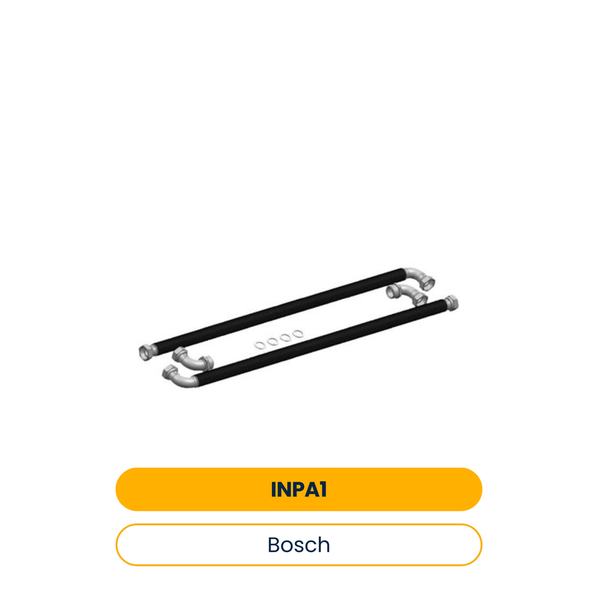 BOSCH Zubehör für Luftwärmepumpen INPA 1 Installationspaket für CS7001i/7400i AW (Art.-Nr. 8733716993)